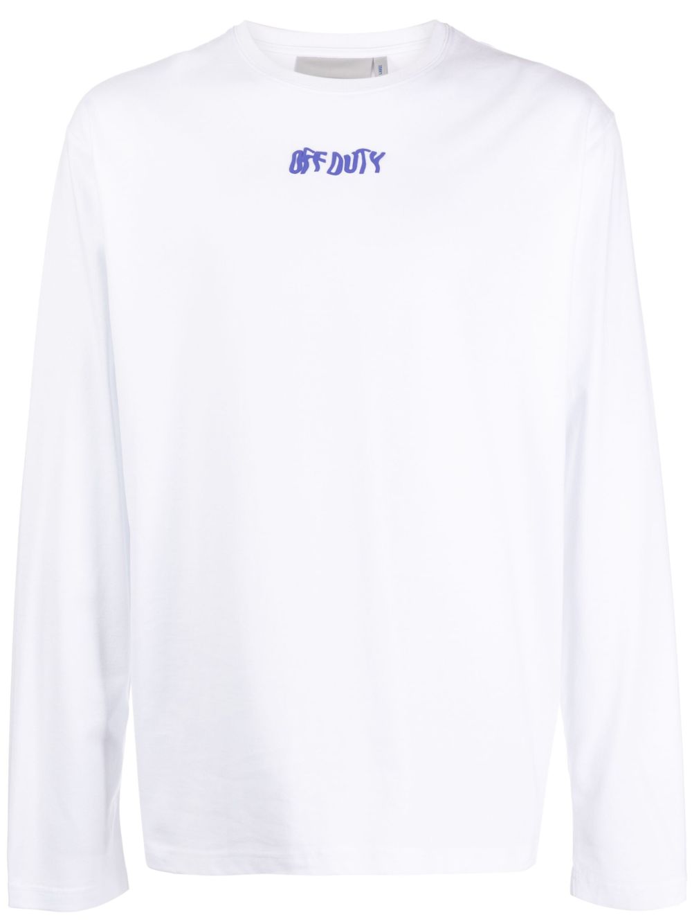 Off Duty Stay Wavy 长袖T恤 - 白色