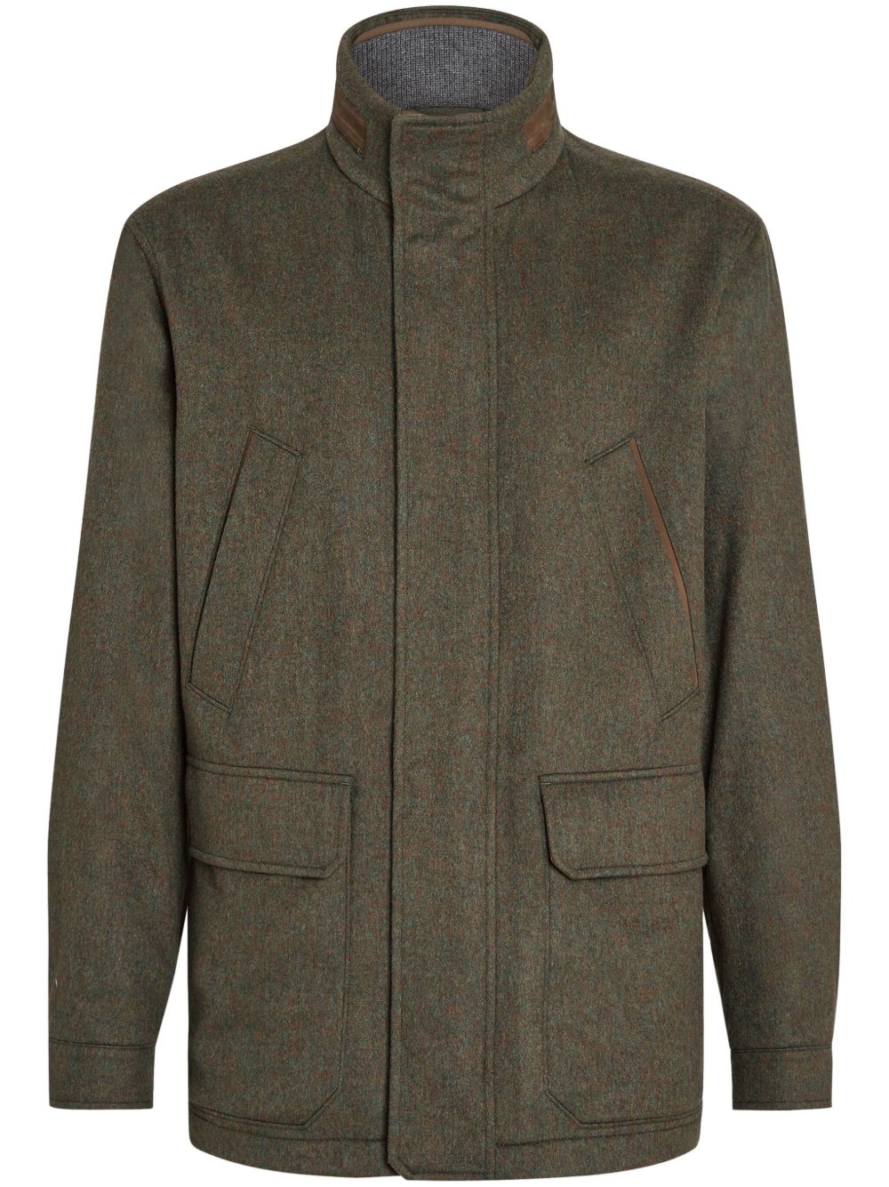 Zegna Elements 夹克 - 绿色