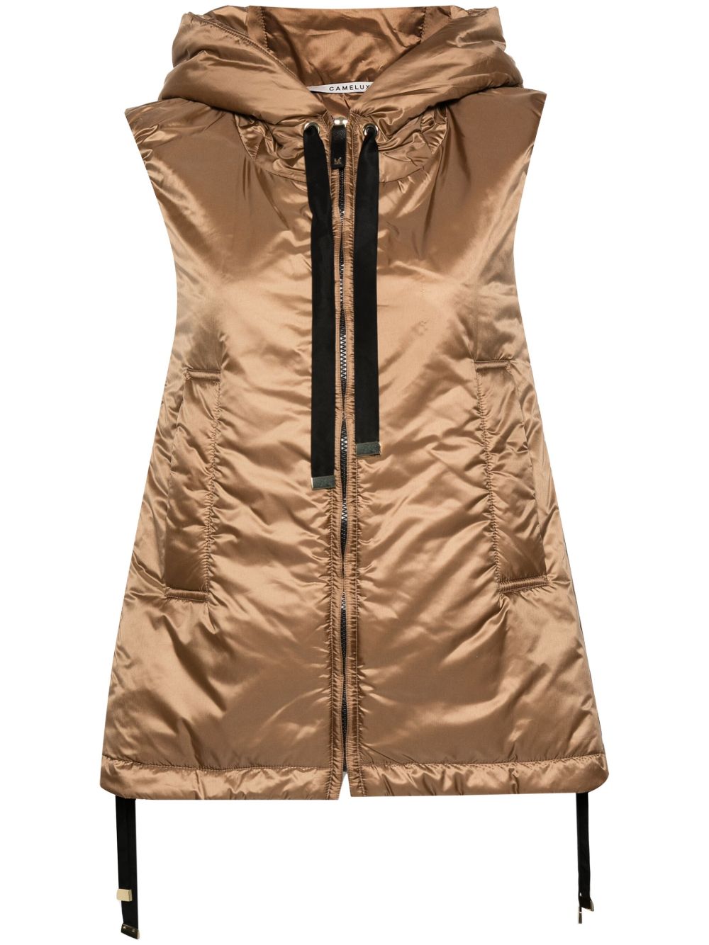 Max Mara Greengo 填充马甲 - 褐色