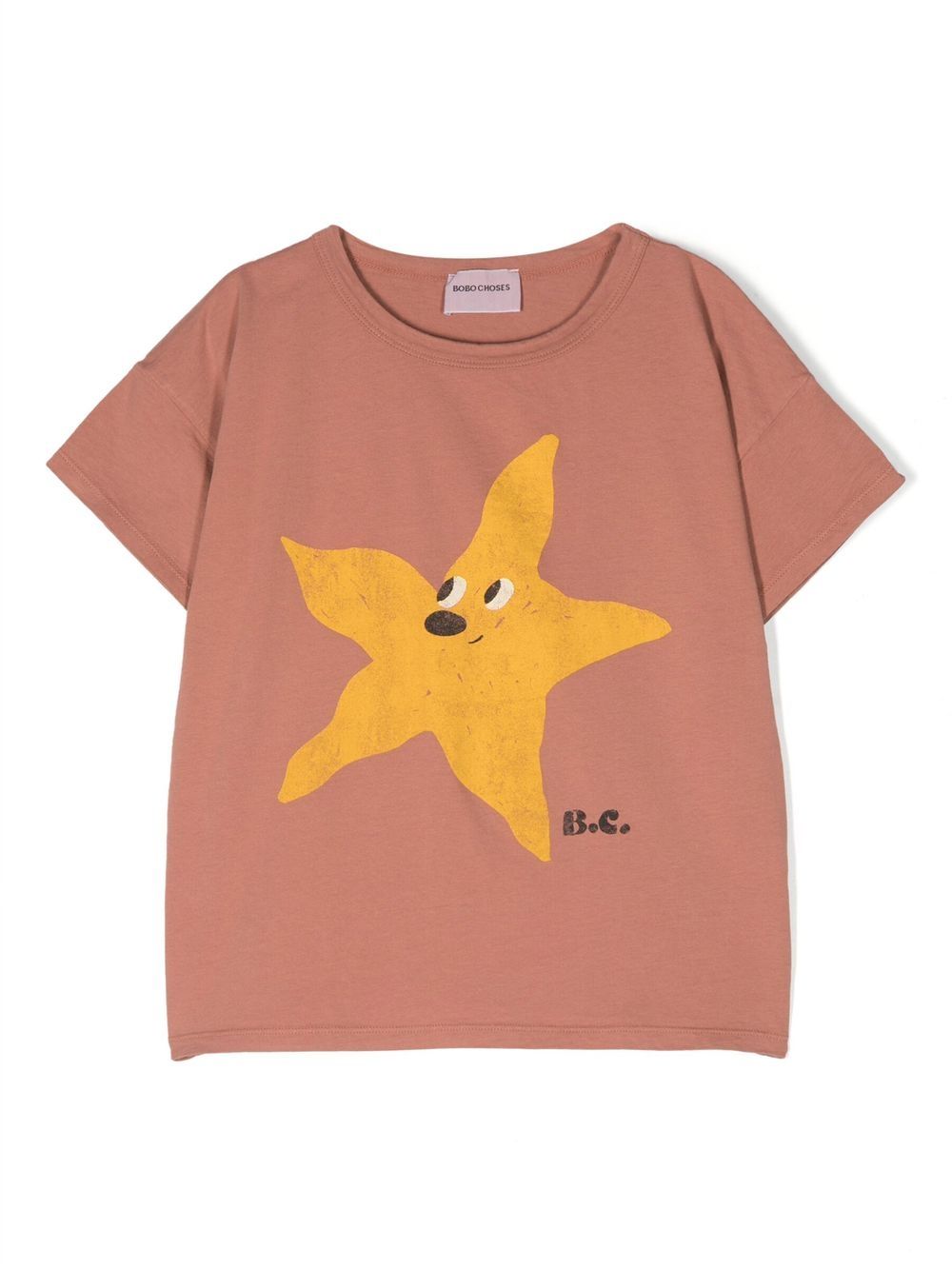 Bobo Choses logo印花细节T恤 - 粉色