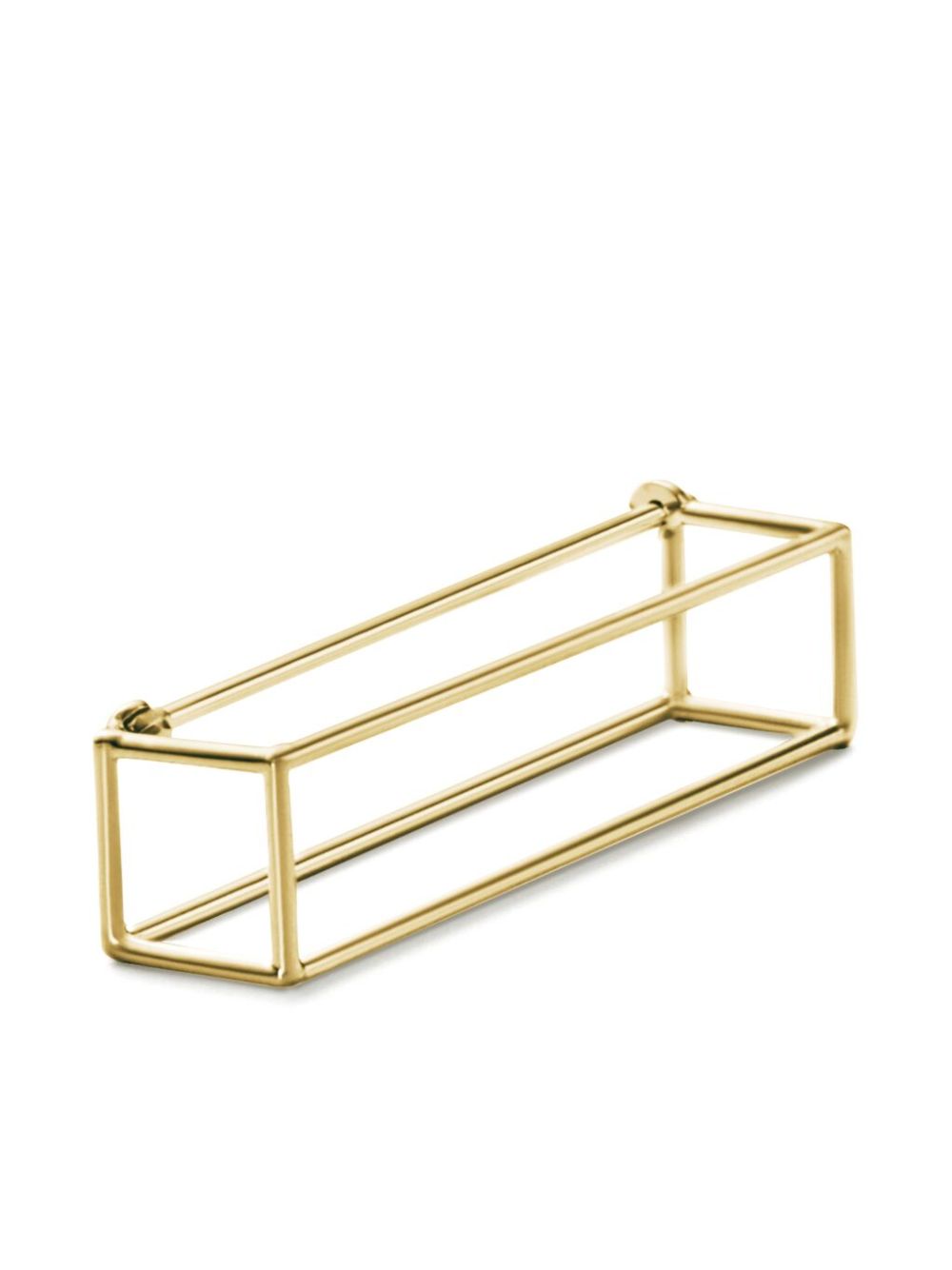 Shihara Rectangle 18K黄金耳环 - 金色