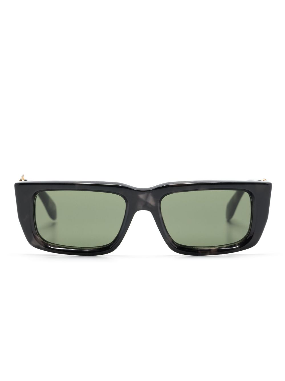 Palm Angels Eyewear Milford 长方框太阳眼镜 - 黑色
