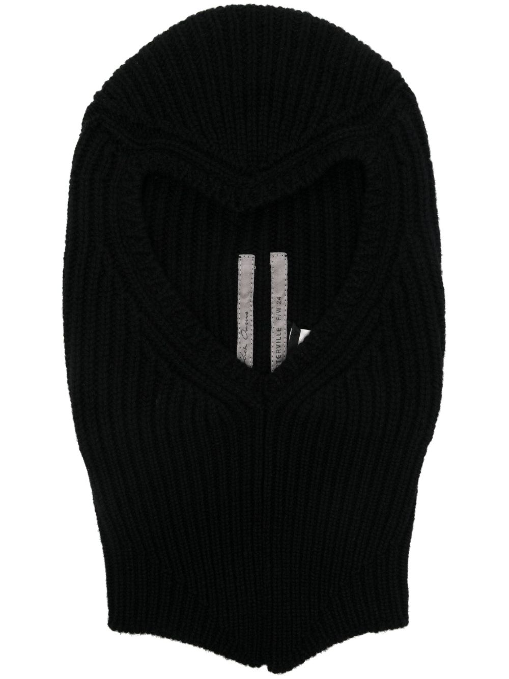 Rick Owens Skull 巴拉克拉瓦帽 - 黑色