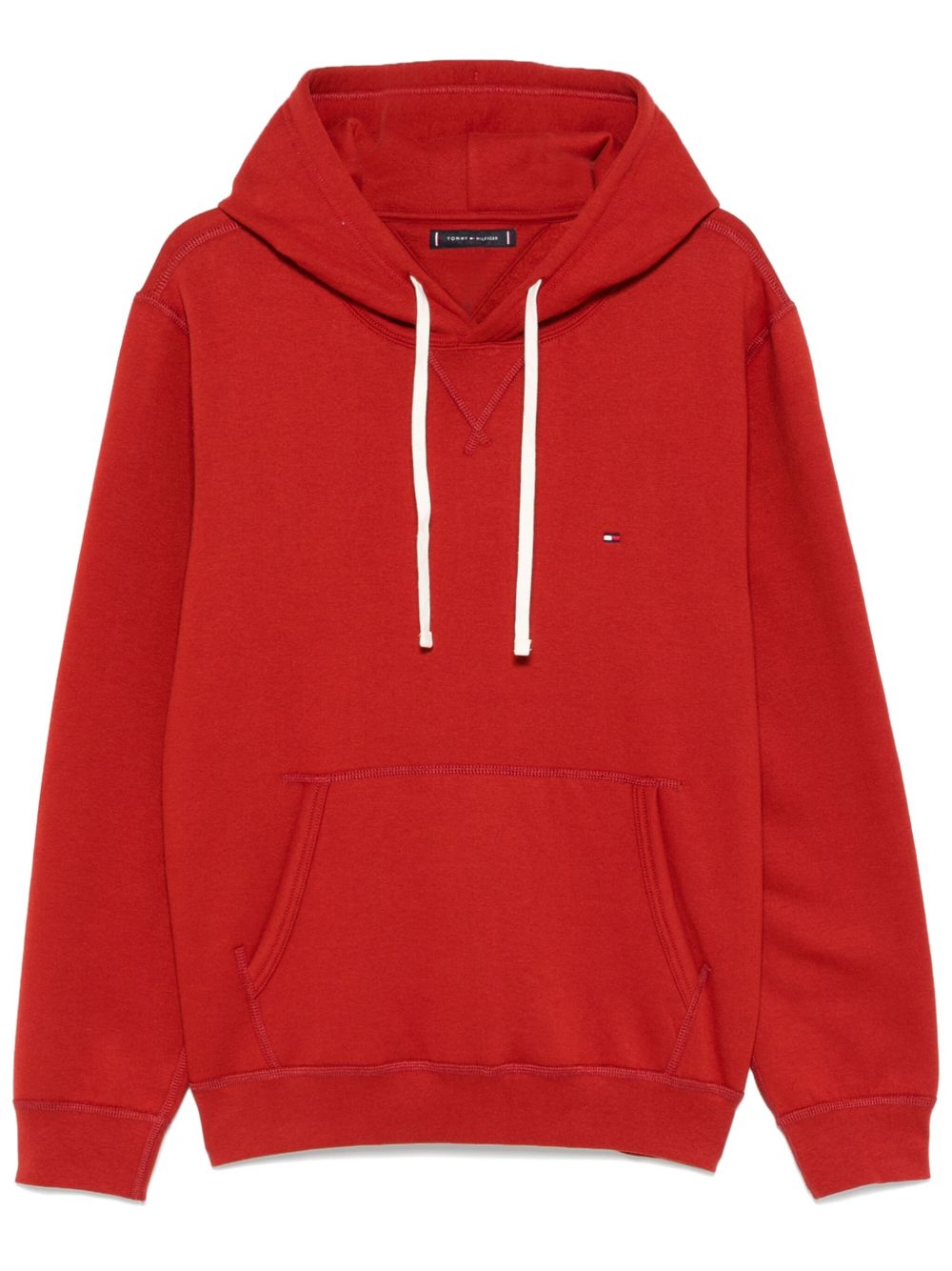 Tommy Hilfiger 平纹针织连帽衫 - 红色