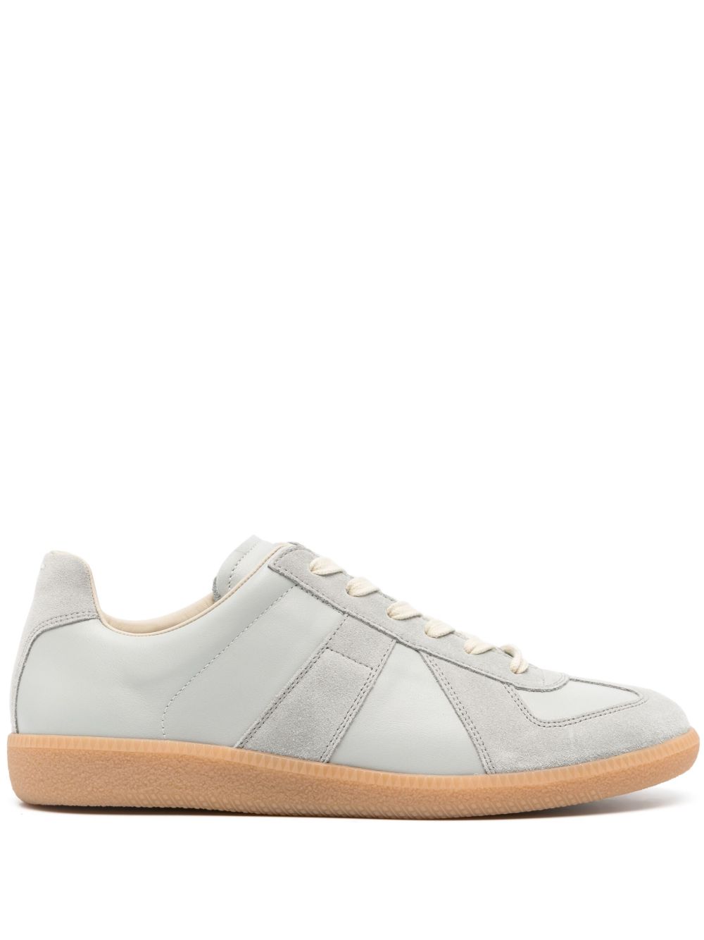Maison Margiela Replica 皮质运动鞋 - 灰色