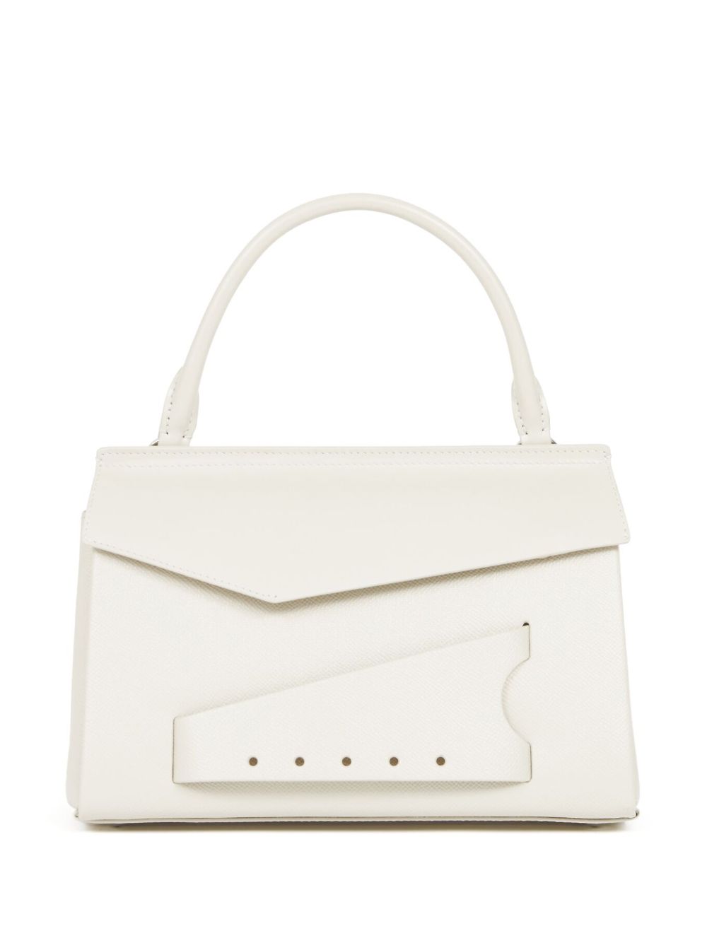 Maison Margiela Snatched 皮质手提包 - 白色
