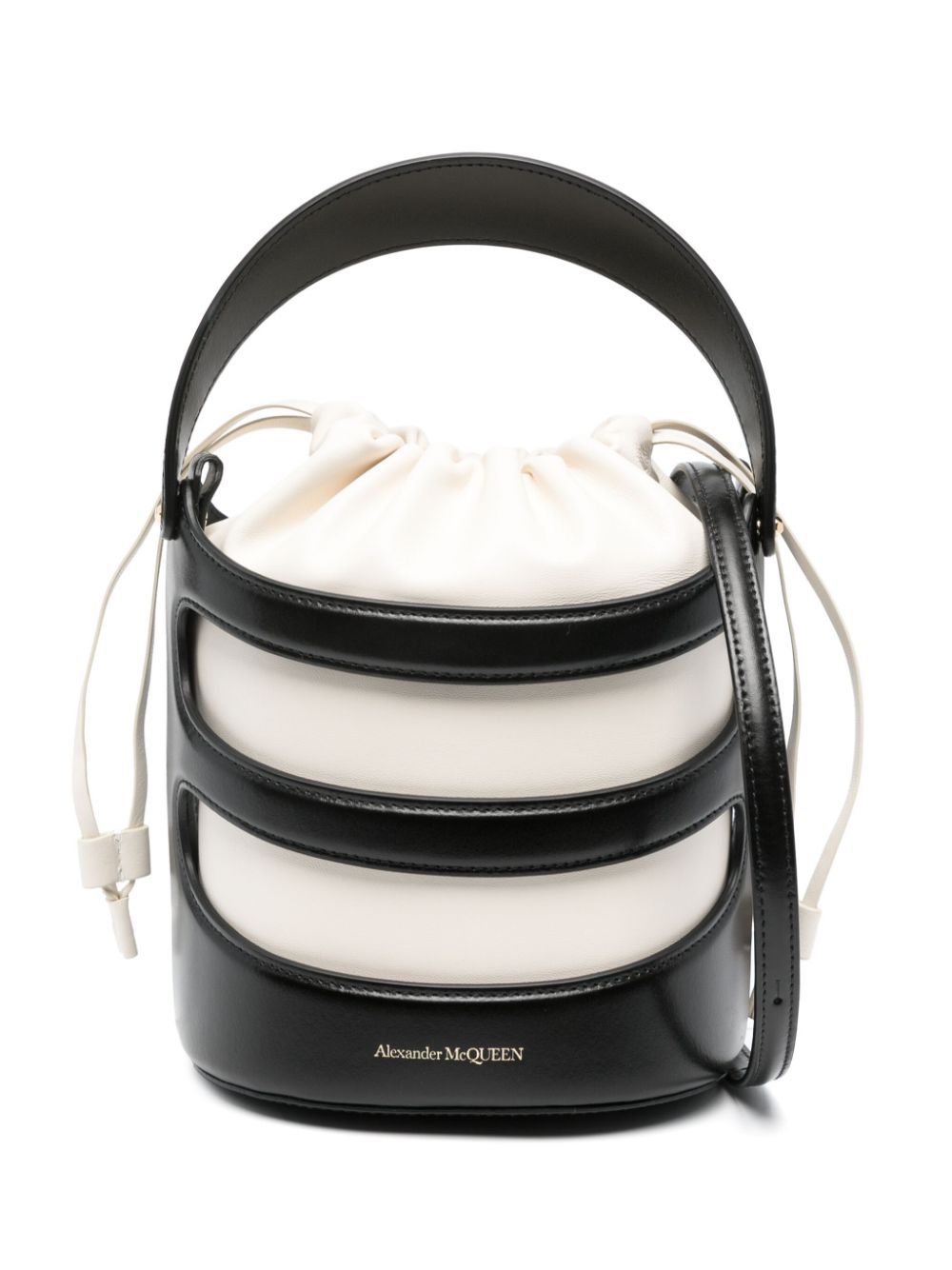 Alexander McQueen The Rise Bucket 水桶包 - 黑色
