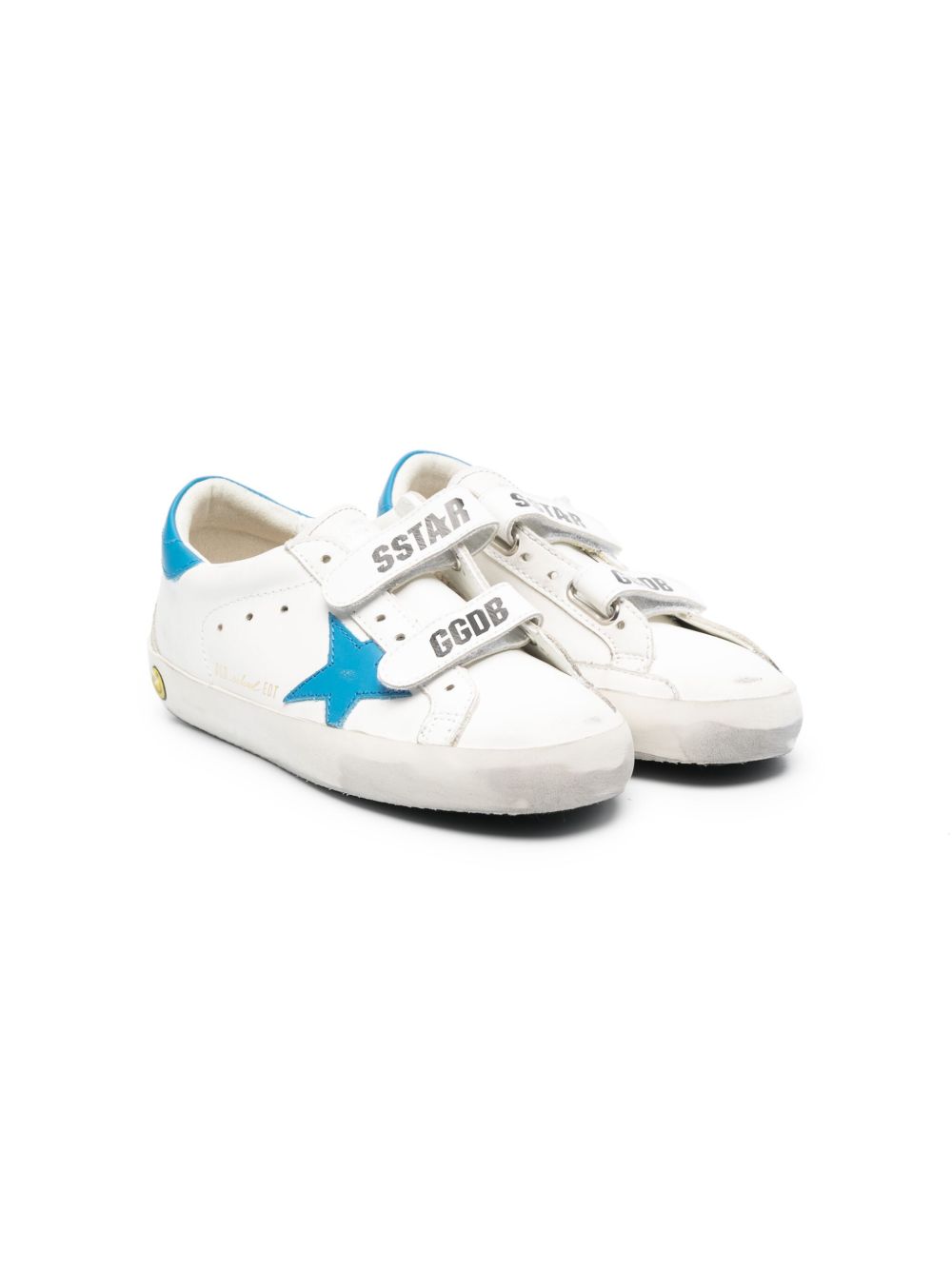 Golden Goose Kids Old School Young 运动鞋 - 白色