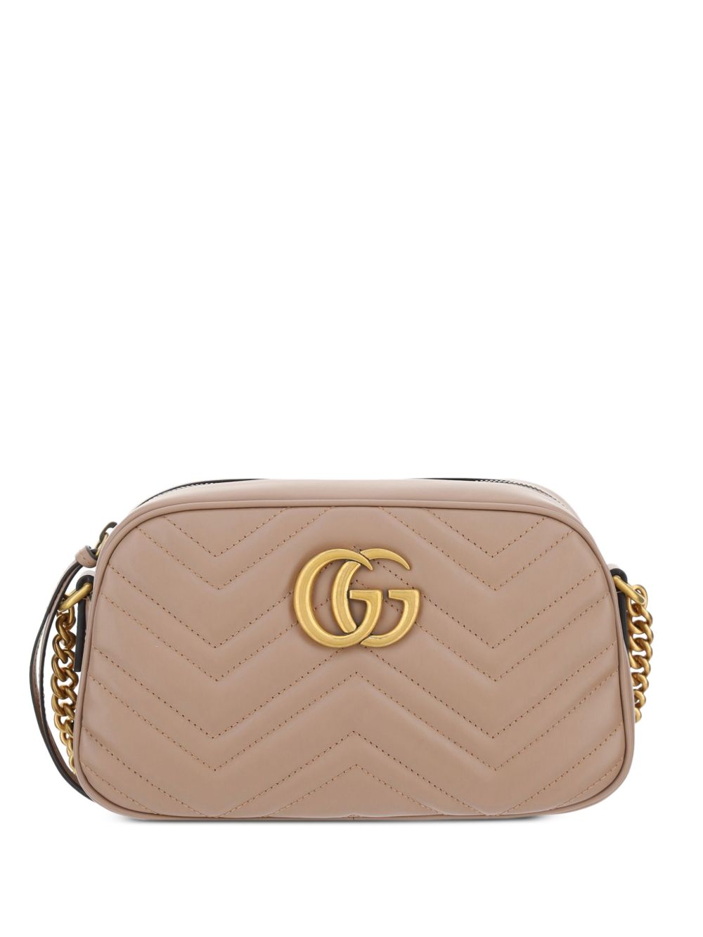 Gucci GG Marmont 小号单肩包 - 粉色