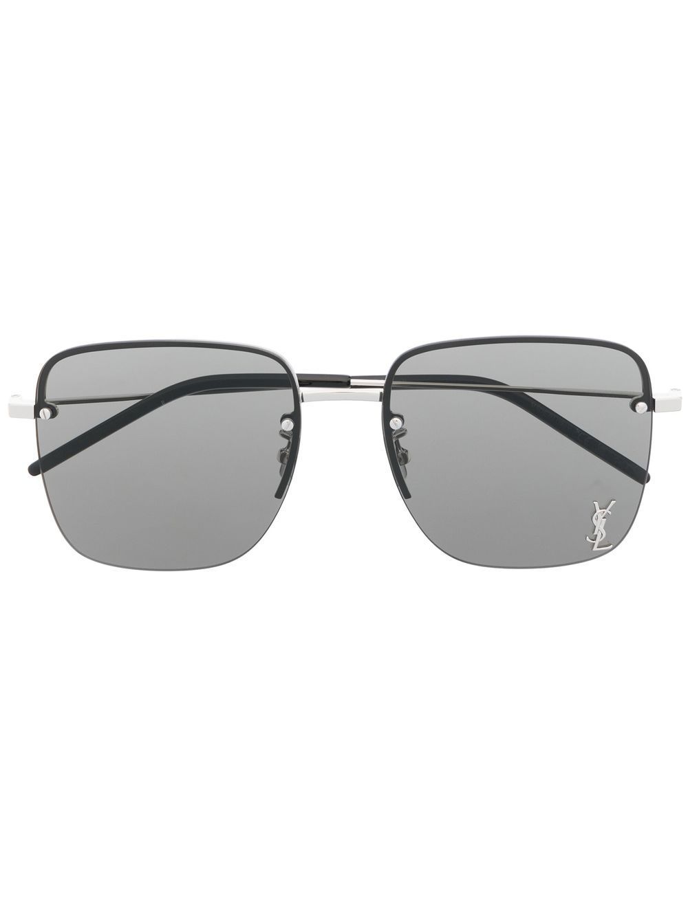 Saint Laurent Eyewear SL 312 M 金属太阳眼镜 - 银色