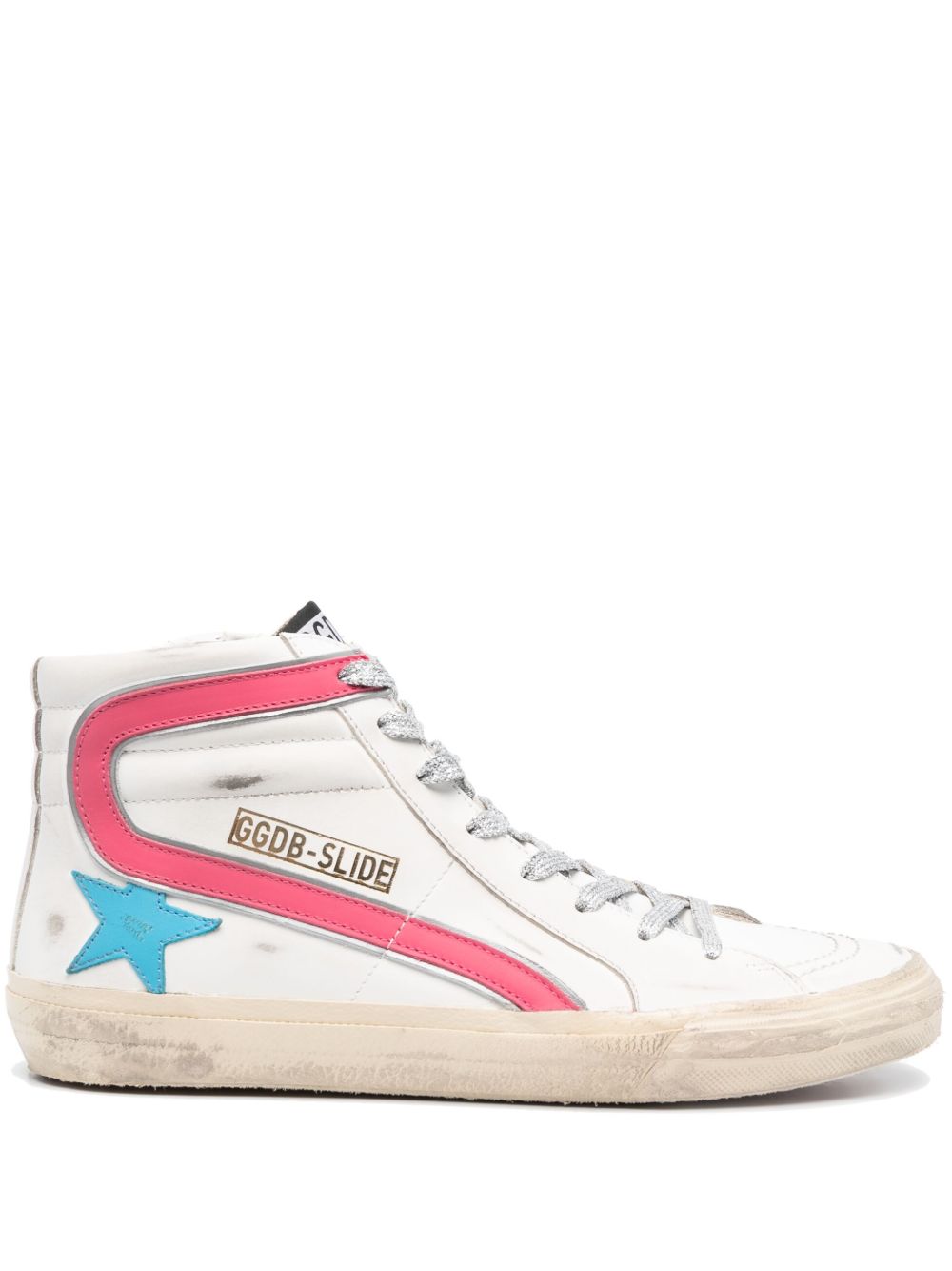 Golden Goose Slide 高帮运动鞋 - 白色