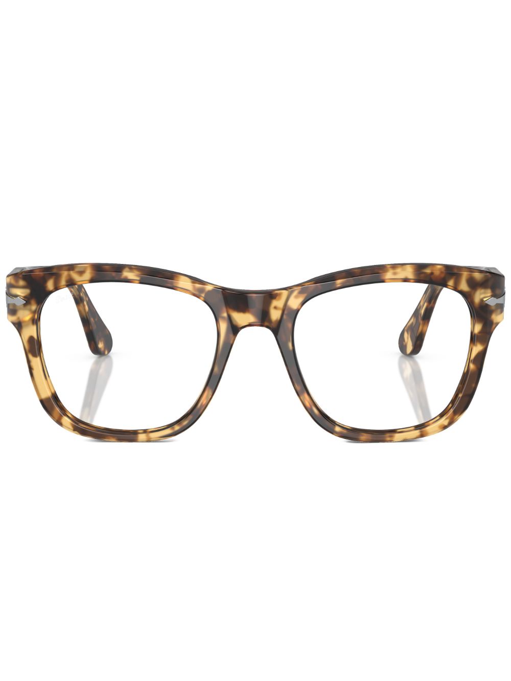 Persol 圆框眼镜 - 绿色