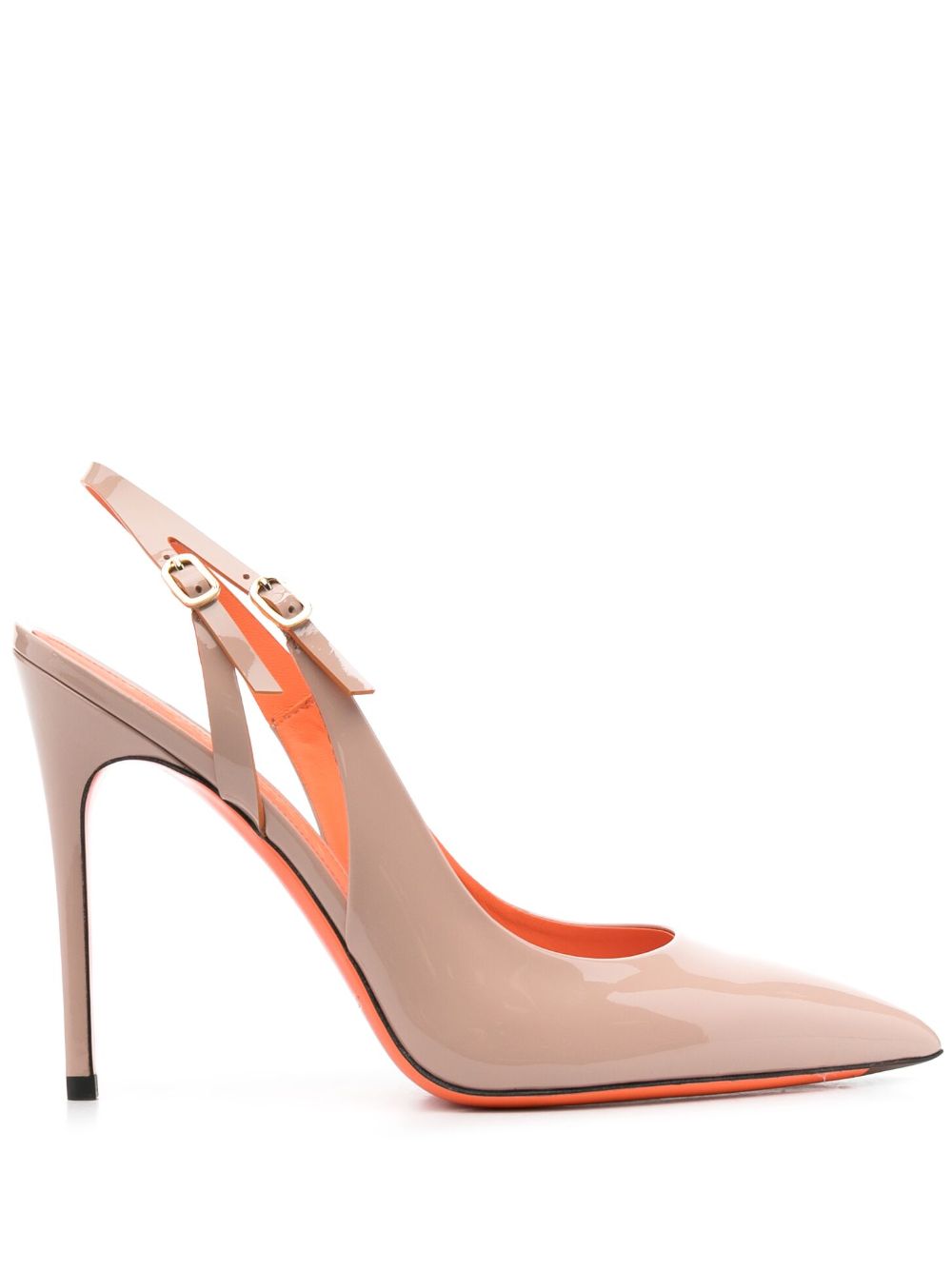 Santoni Audrey 漆皮高跟鞋 - 粉色