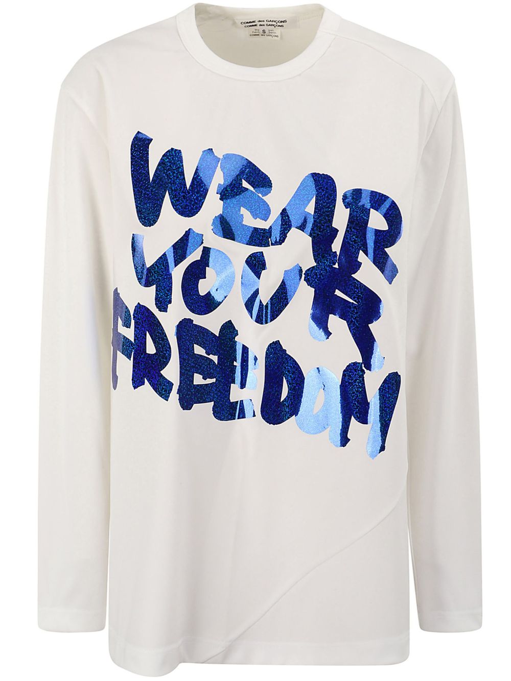 Comme Des Garçons Comme Des Garçons Wear Your Freedom T恤 - 白色