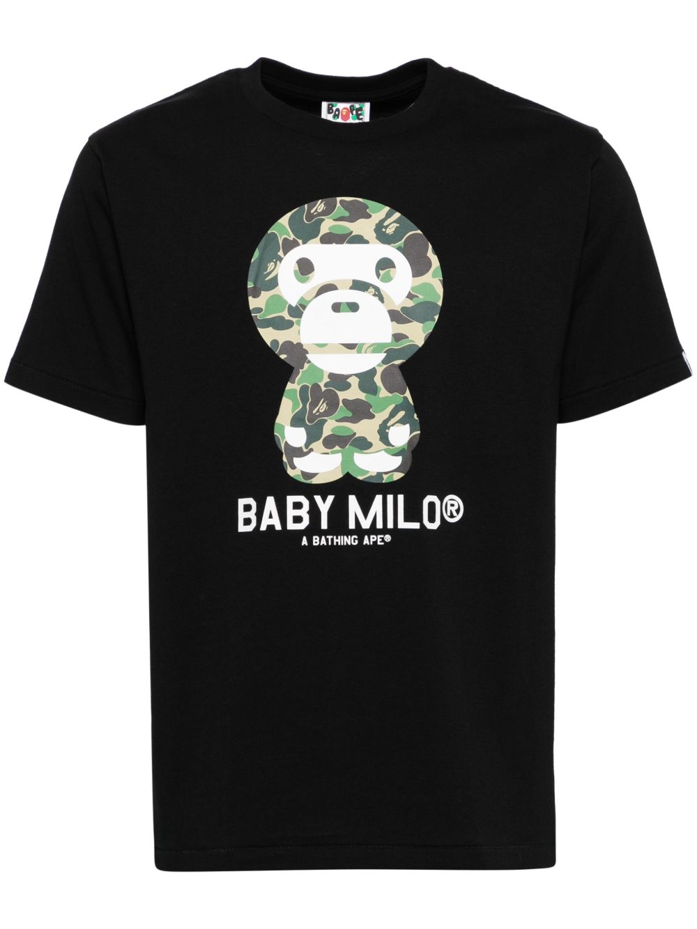 A BATHING APE® Abc Camo Baby Milo T恤 - 黑色