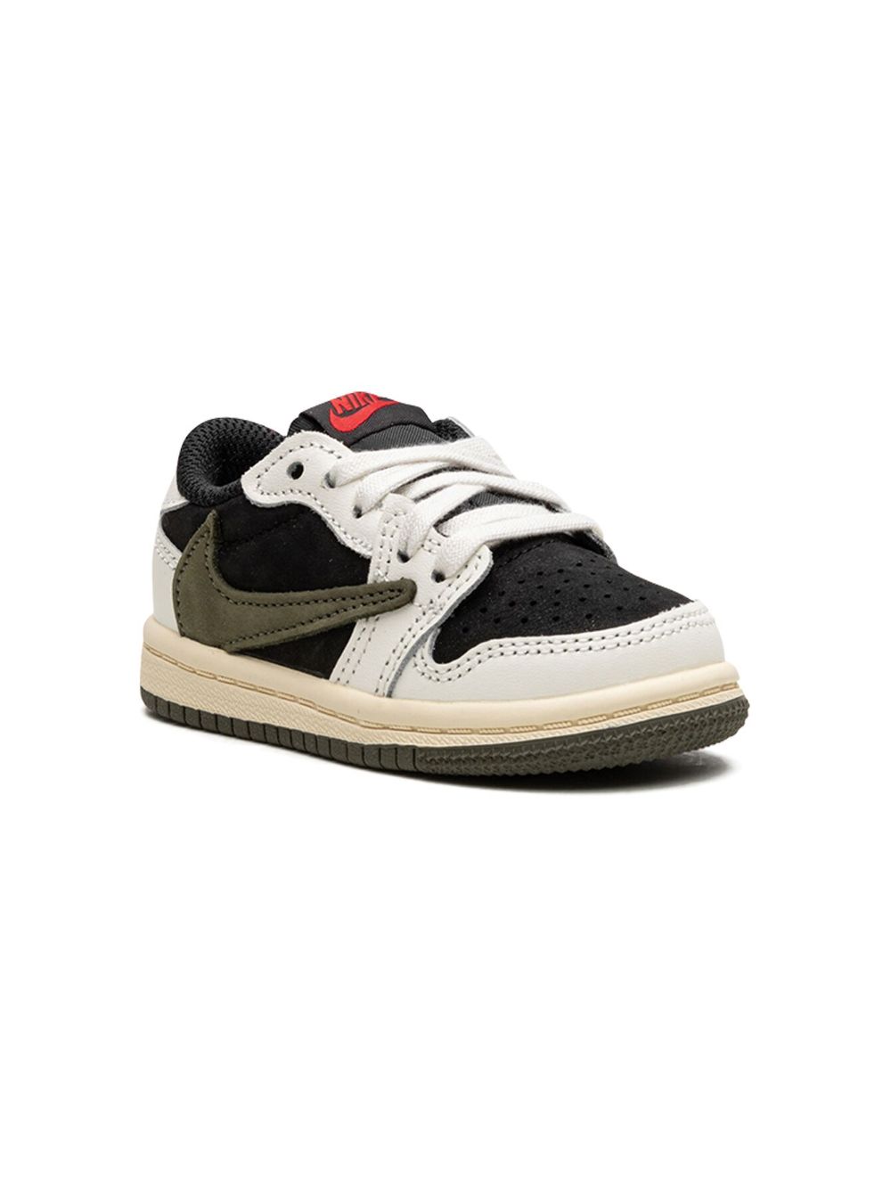 Jordan Kids "Air Jordan 1 Low ""Travis Scott - Olive"" 运动鞋" - 绿色