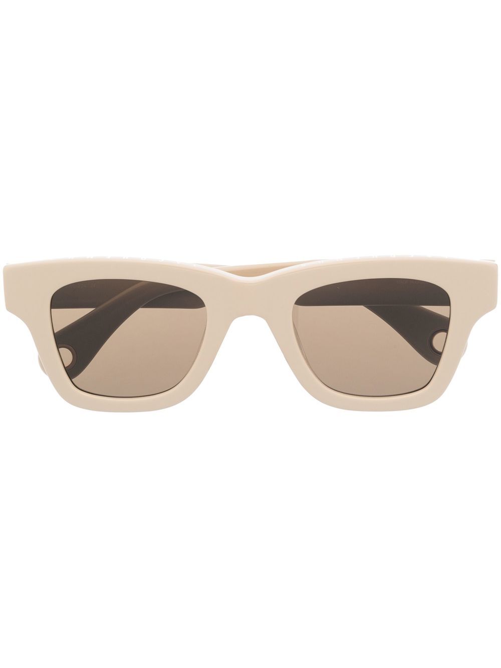 Jacquemus Les Lunettes Nocio 方形镜框太阳眼镜 - 中性色