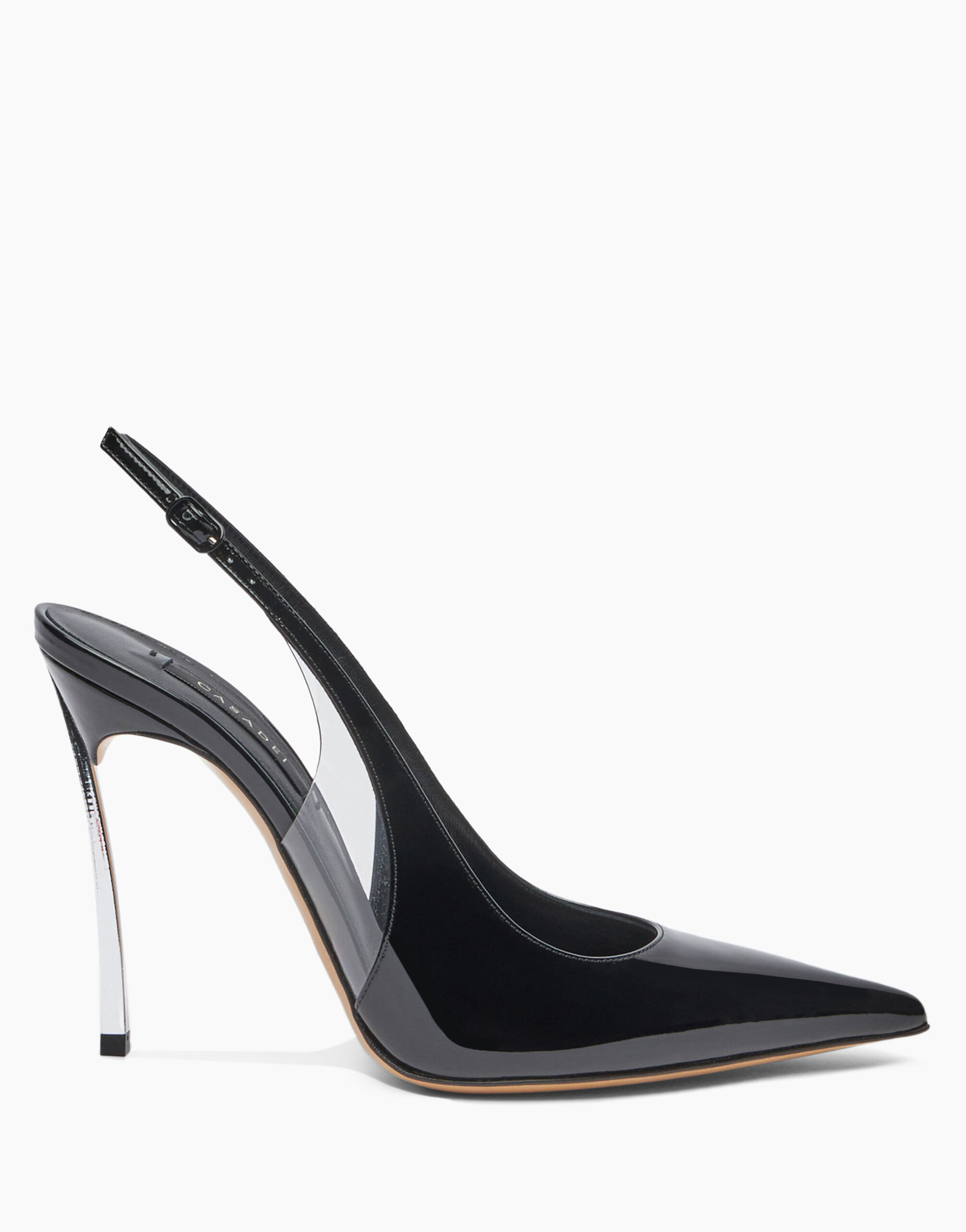 Casadei Superblade Patent Leather Slingbacks female Black