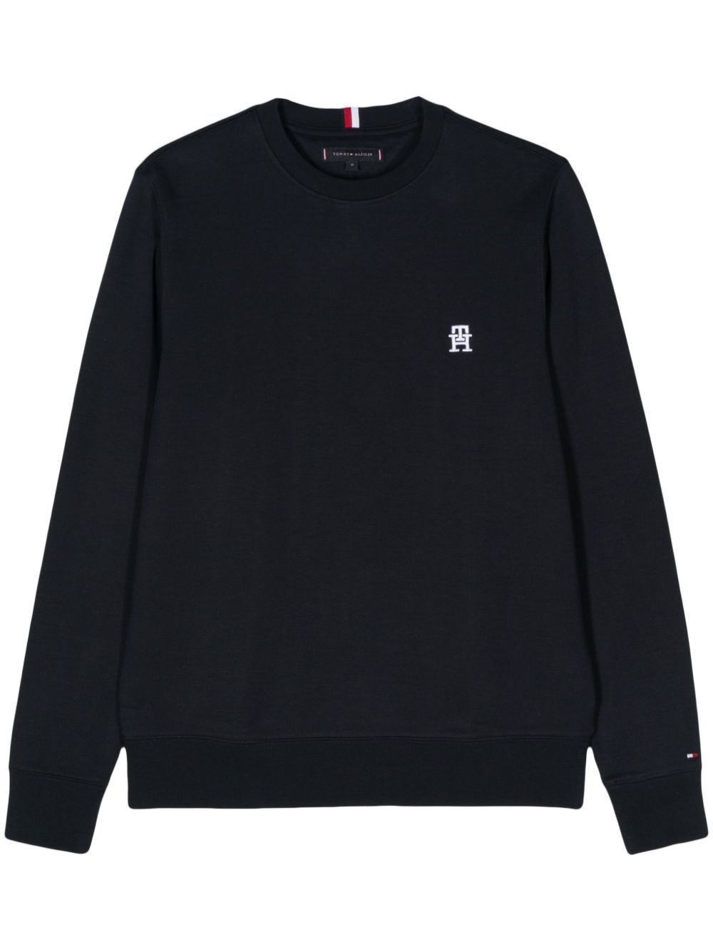 Tommy Hilfiger logo刺绣卫衣 - 蓝色