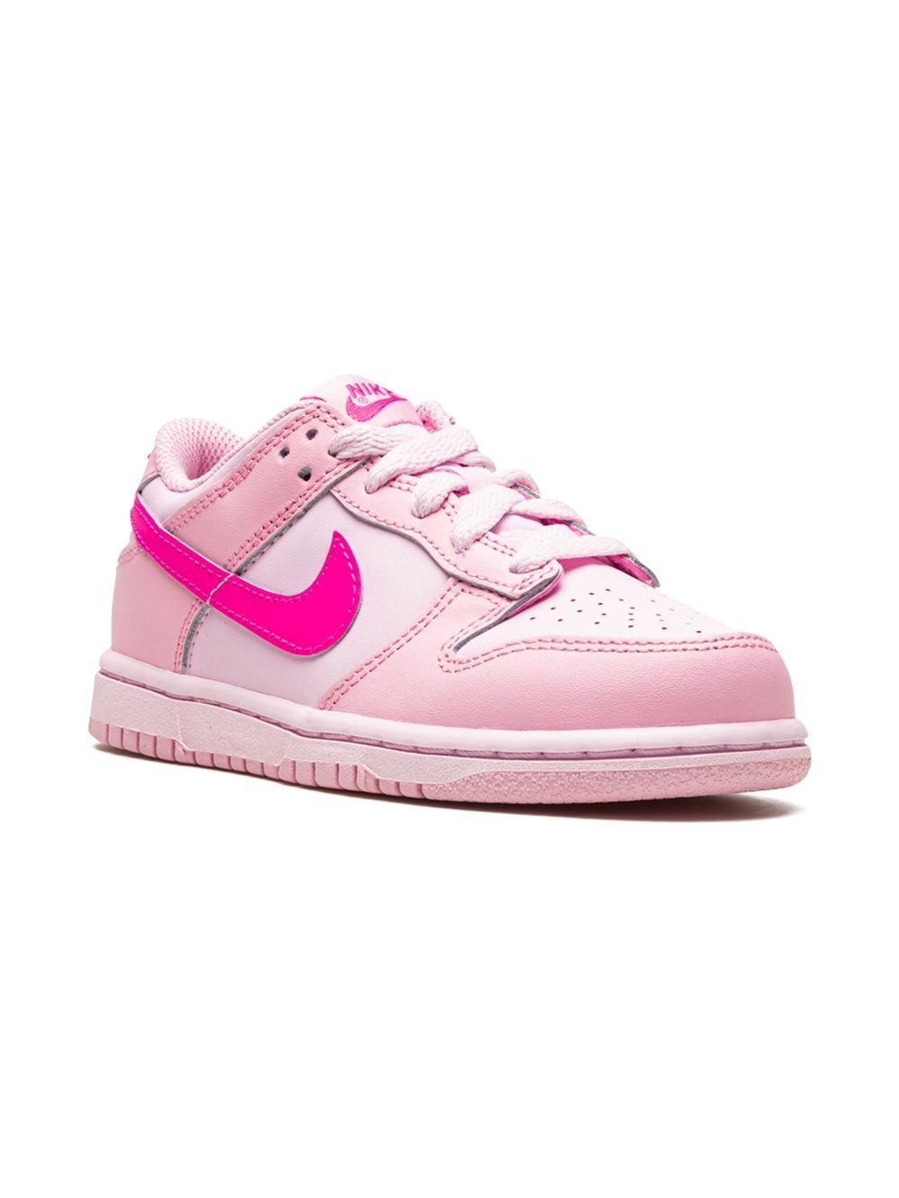 Nike Kids Dunk Low Triple Pink 运动鞋 - 粉色