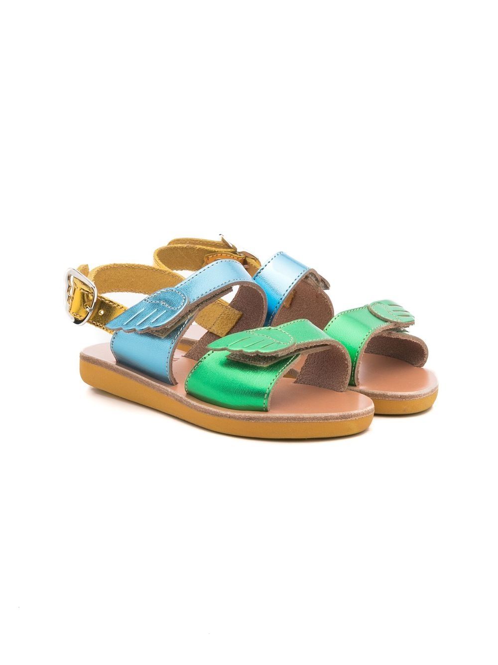 ANCIENT GREEK SANDALS KIDS Lliada 露趾凉鞋 - 蓝色