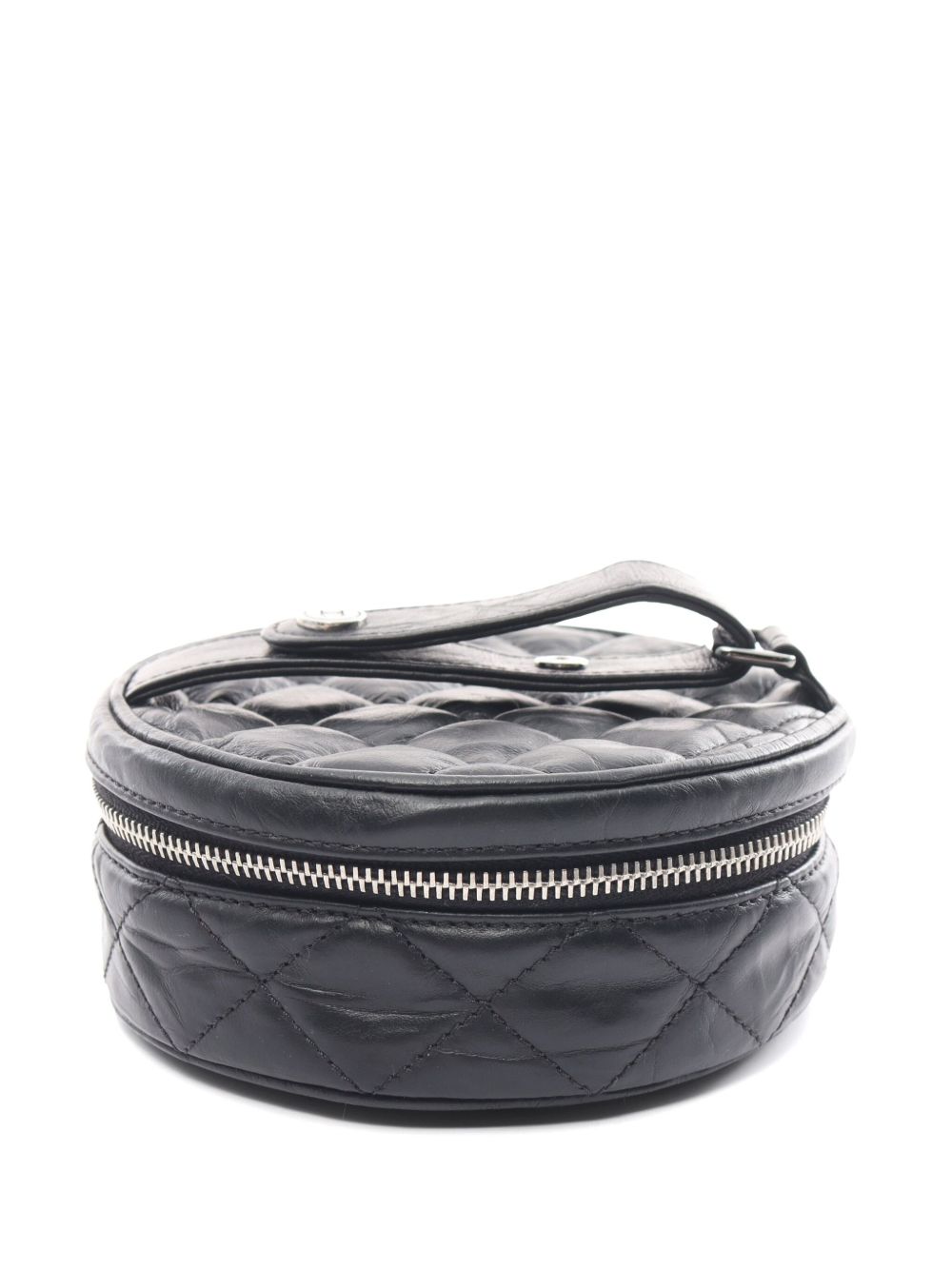 CHANEL Pre-Owned 菱纹绗缝化妆包（2011年典藏款） - 黑色
