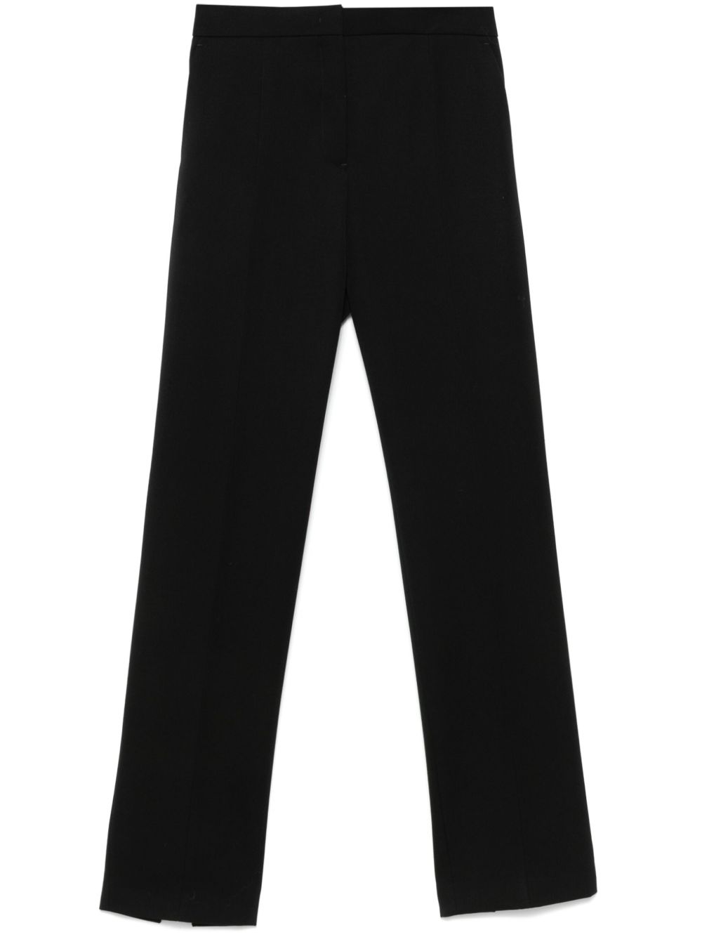 Jil Sander Grain De Poudre 羊毛长裤 - 黑色