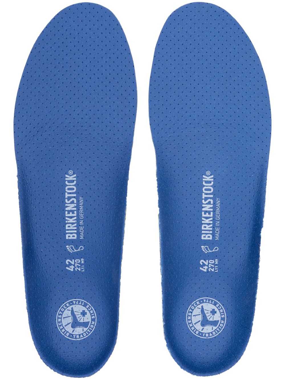 Birkenstock Blue 运动鞋微纤维鞋垫 - 蓝色
