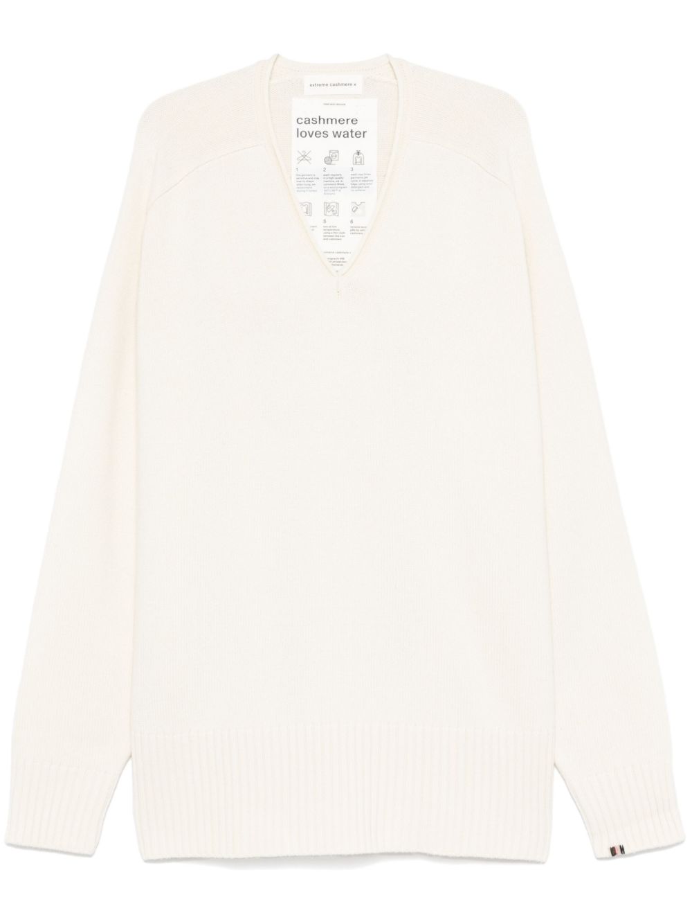 extreme cashmere N°376 Club 毛衣 - 白色