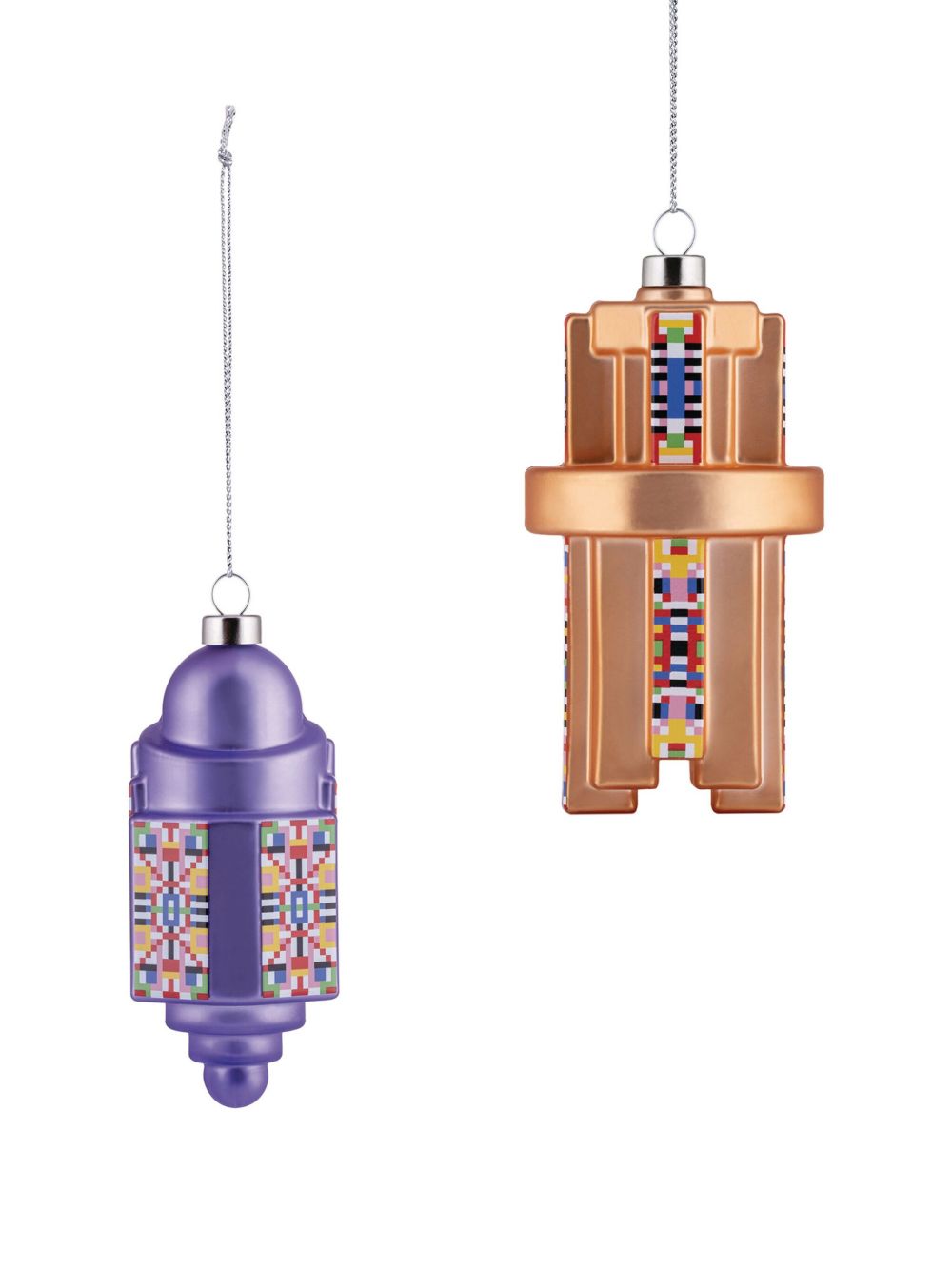 Alessi Dome e Prism 玻璃装饰品套装 - 紫色