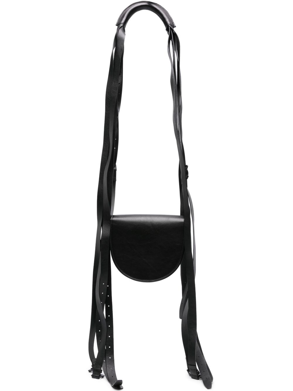 Ann Demeulemeester Jinx 多带单肩包 - 黑色