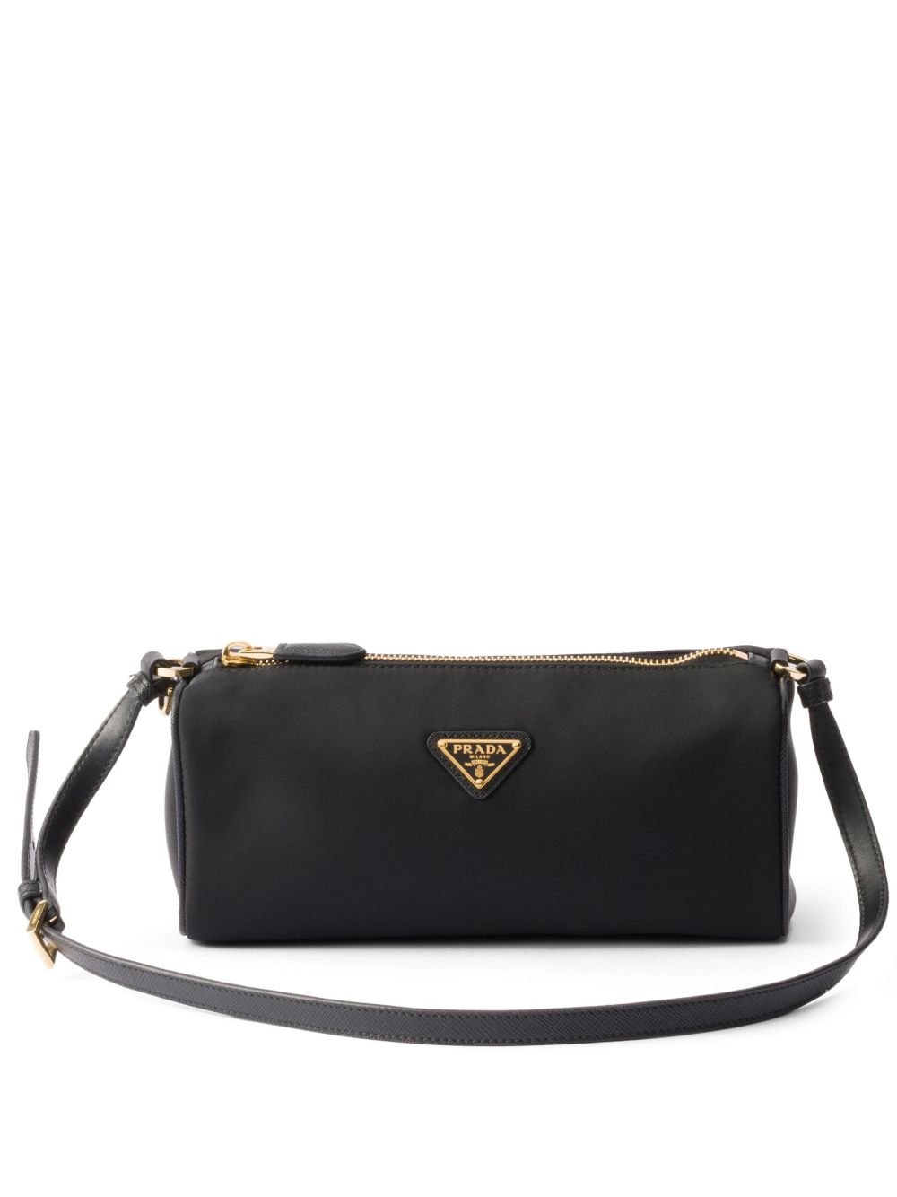 Prada 三角形logo小袋 - 黑色