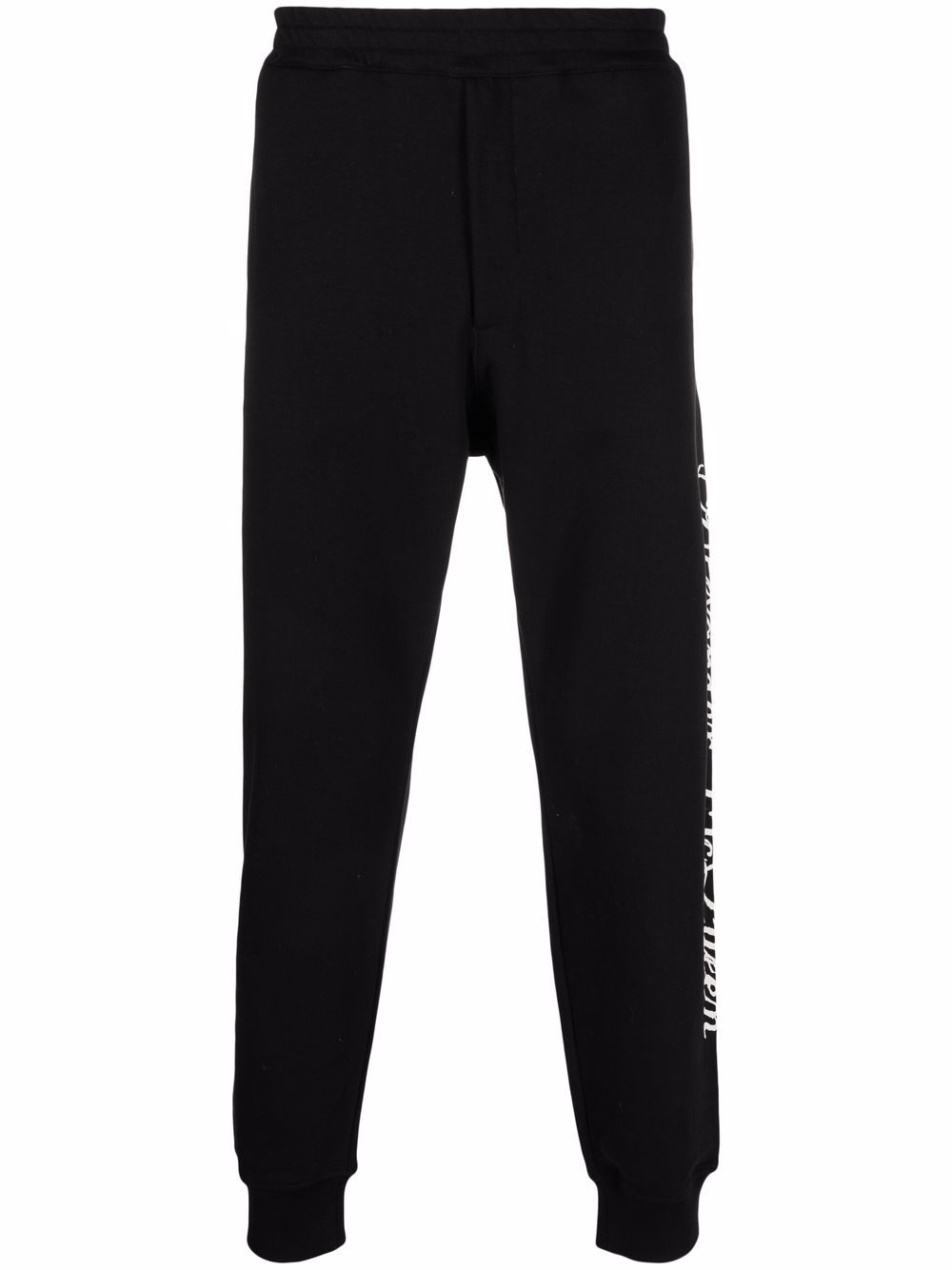 Alexander McQueen 修身运动裤 - 黑色