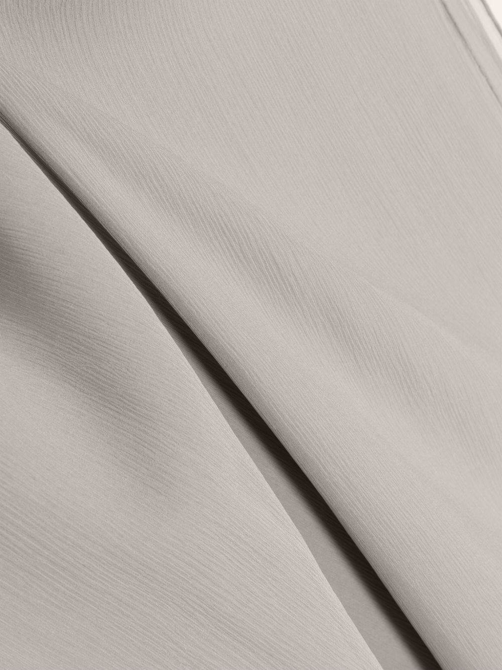 Max Mara 半透明真丝围巾 - 灰色