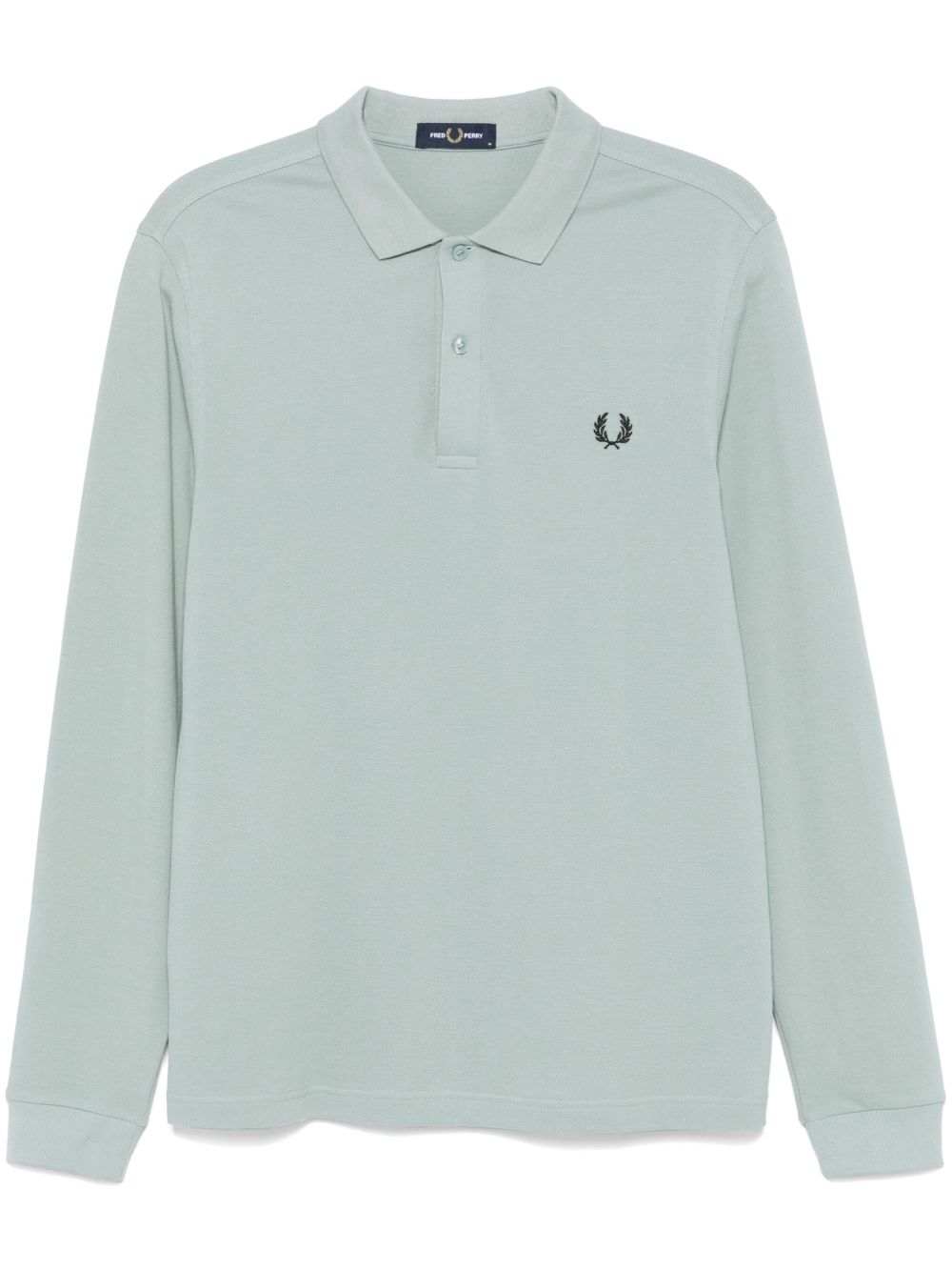 Fred Perry logo刺绣polo衫 - 蓝色