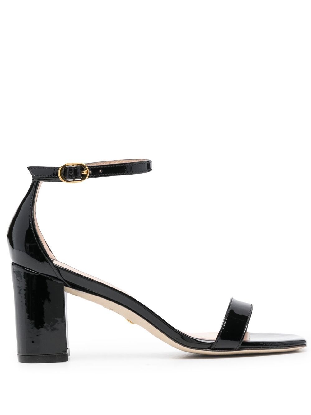 Stuart Weitzman NuNaked 露趾凉鞋 - 黑色
