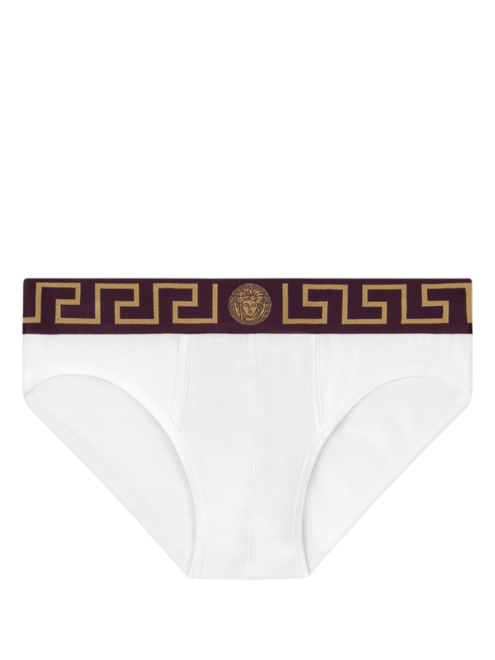 Versace Greca Border 三角内裤 - 白色