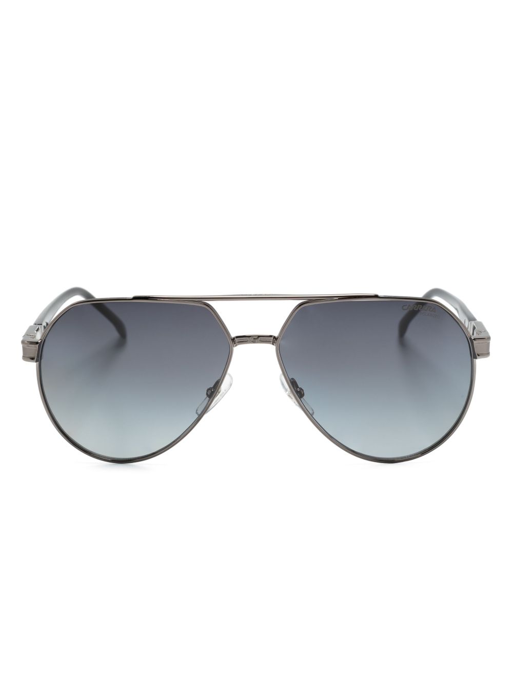 Carrera 1067/S 飞行员镜框太阳眼镜 - 黑色