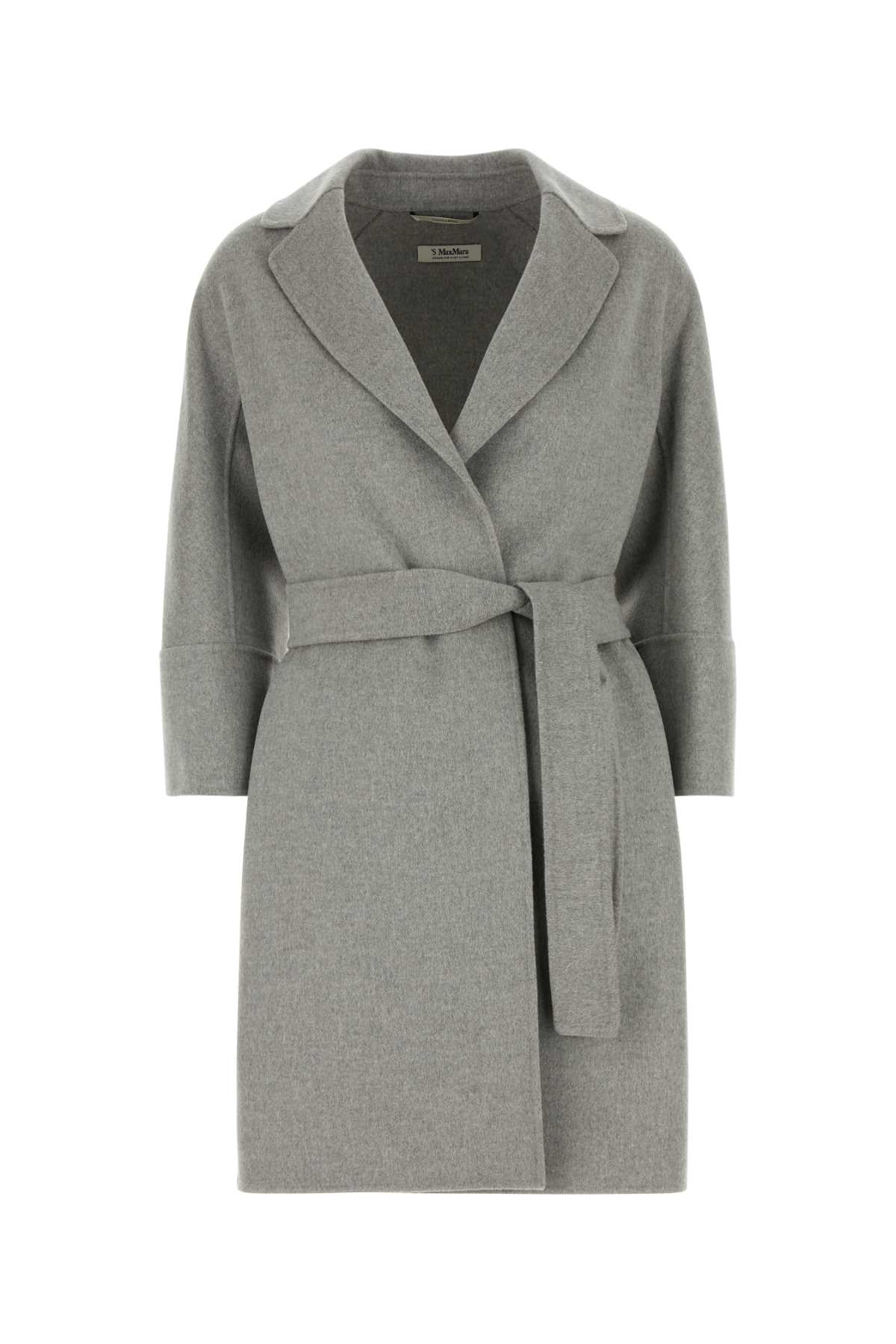 'S Max Mara Grey Wool Arona Coat