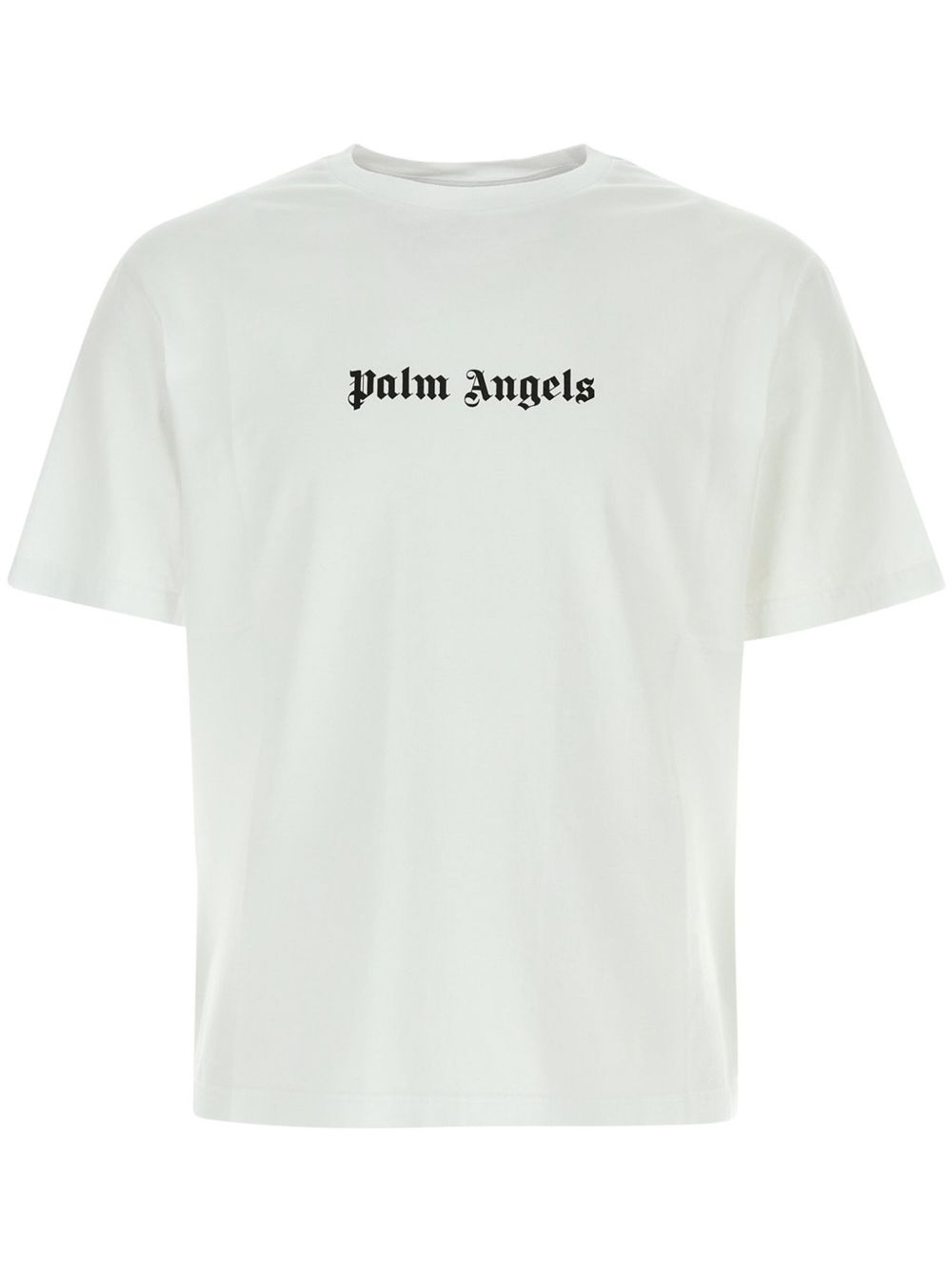 Palm Angels logo印花圆领T恤 - 白色