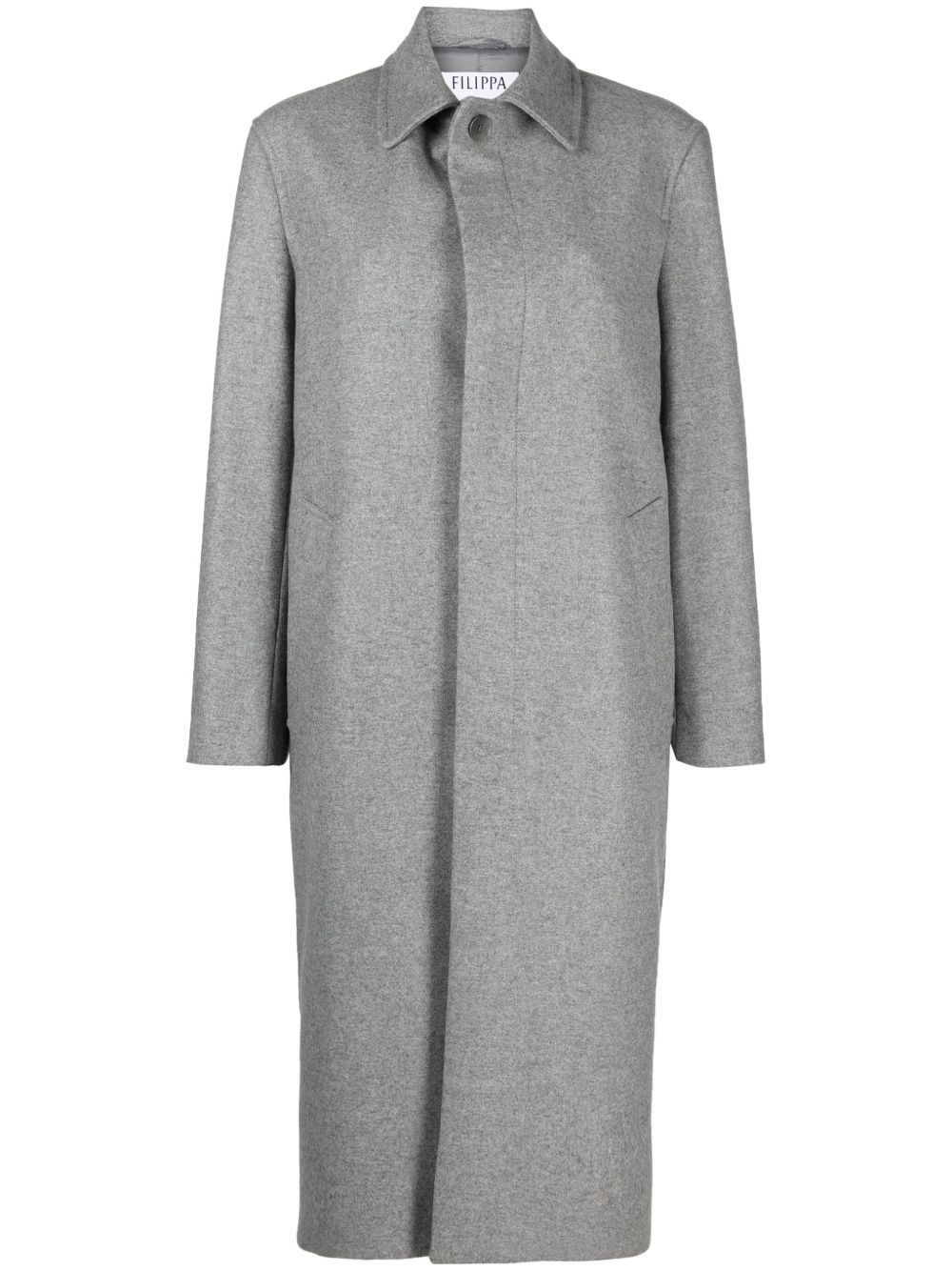 Filippa K 单排扣混色效果风衣 - 灰色