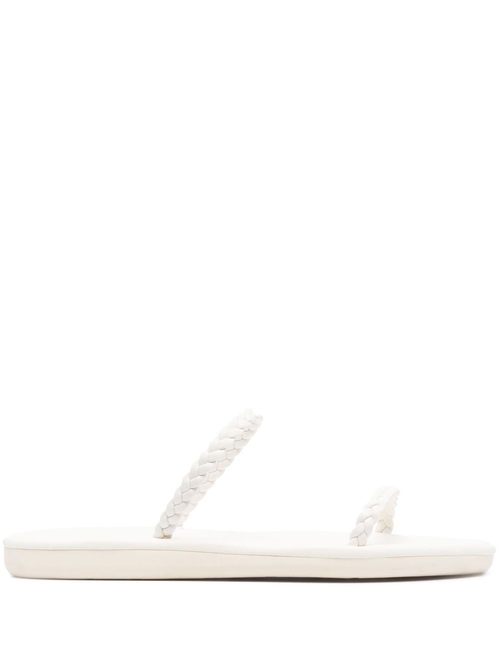 Ancient Greek Sandals Aprilia 麻辫带凉鞋 - 白色