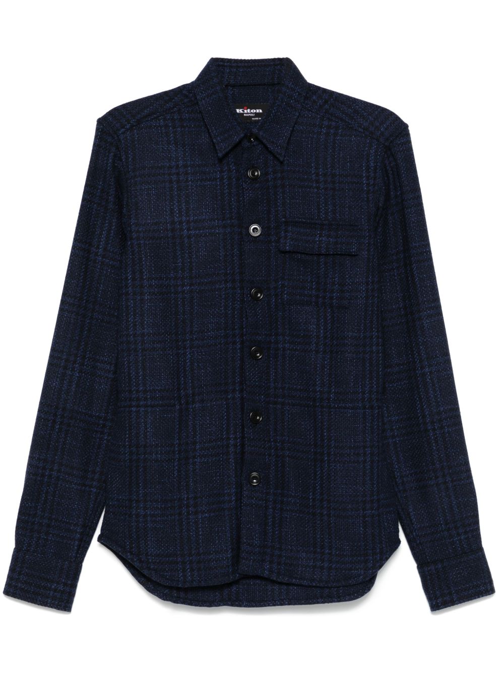 Kiton Buba 衬衫 - 蓝色