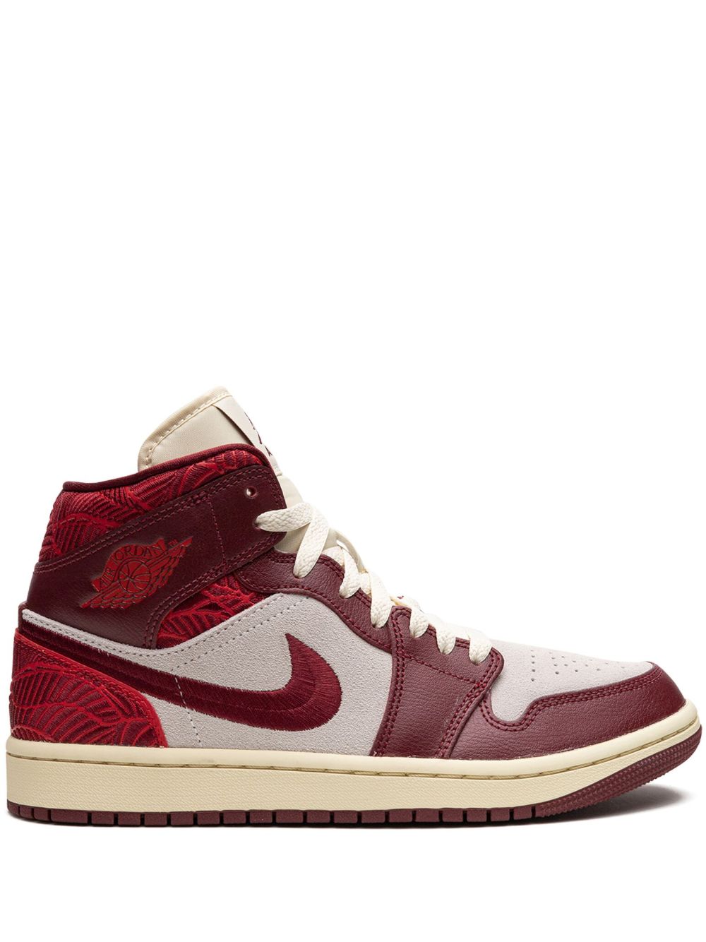 Jordan Air Jordan 1 Mid Tiki Leaf 运动鞋 - 红色