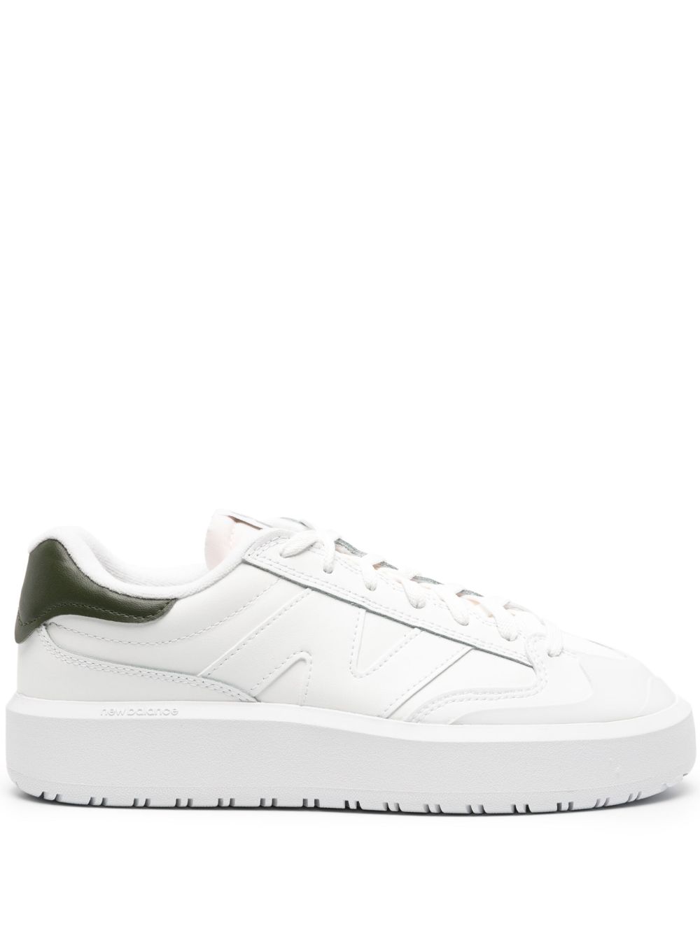 New Balance CT302 拼接皮质运动鞋 - 白色