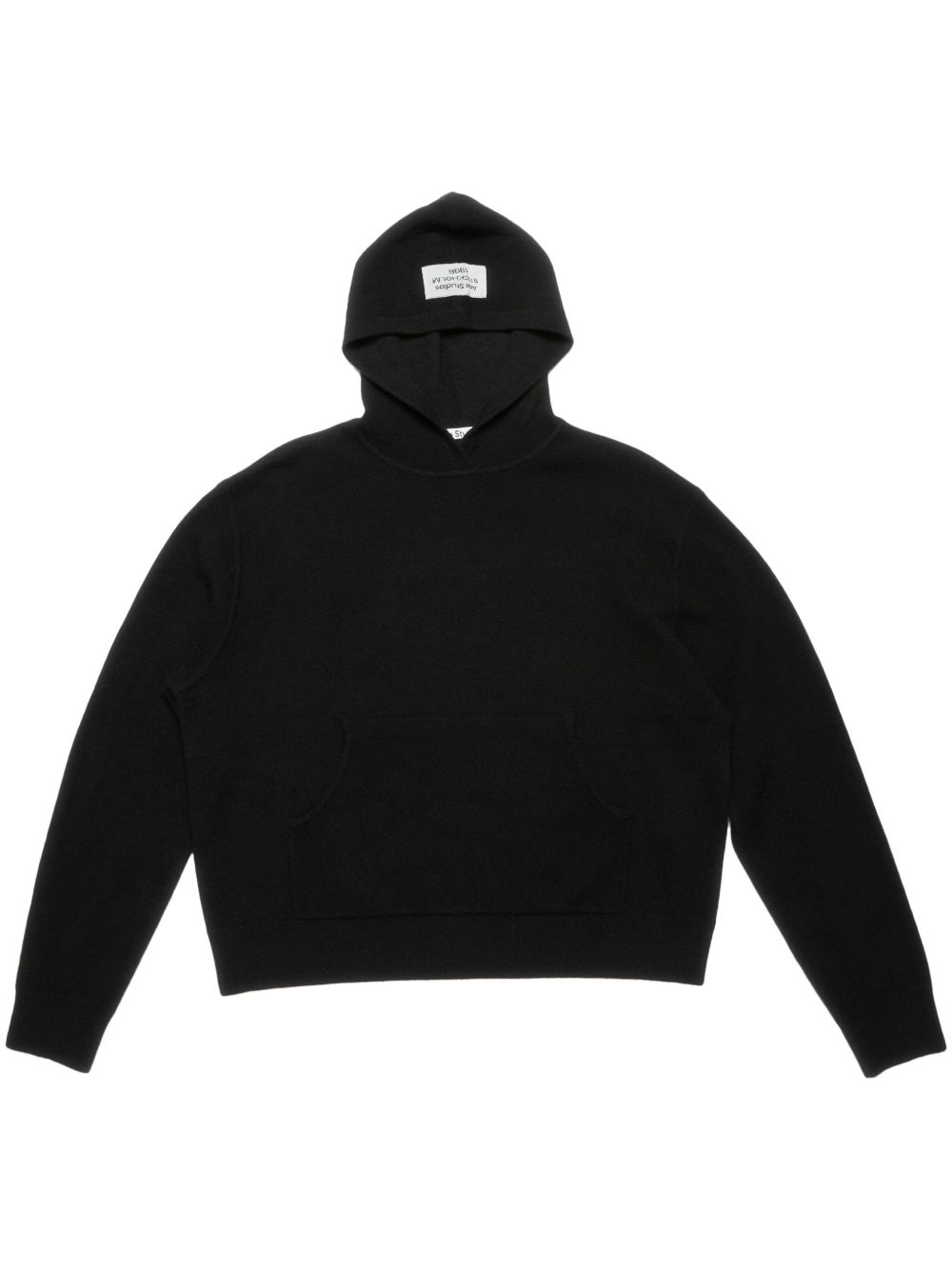 Acne Studios 贴花连帽衫 - 黑色