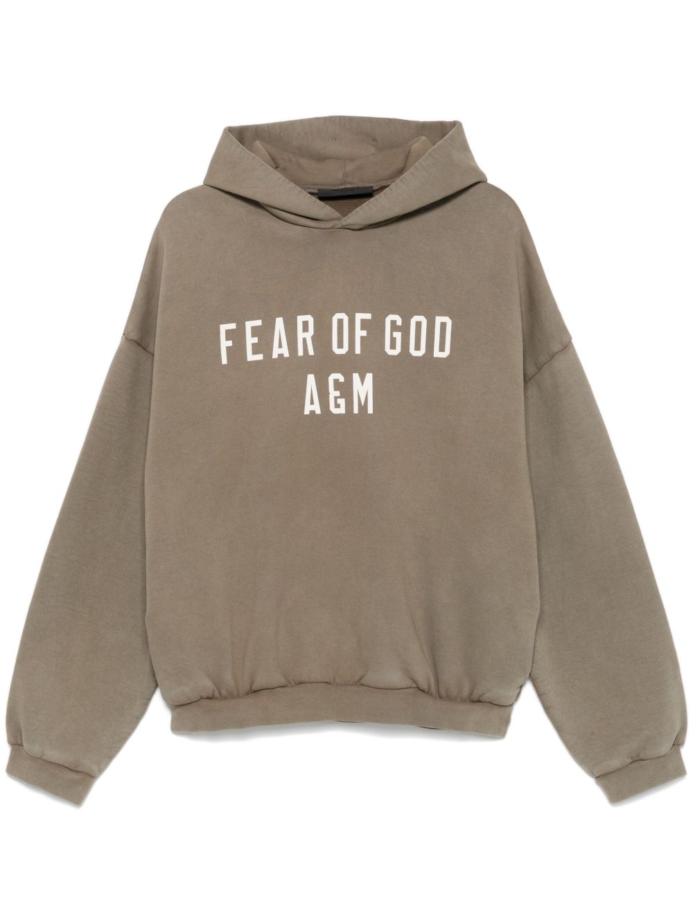 FEAR OF GOD ESSENTIALS logo印花连帽衫 - 绿色