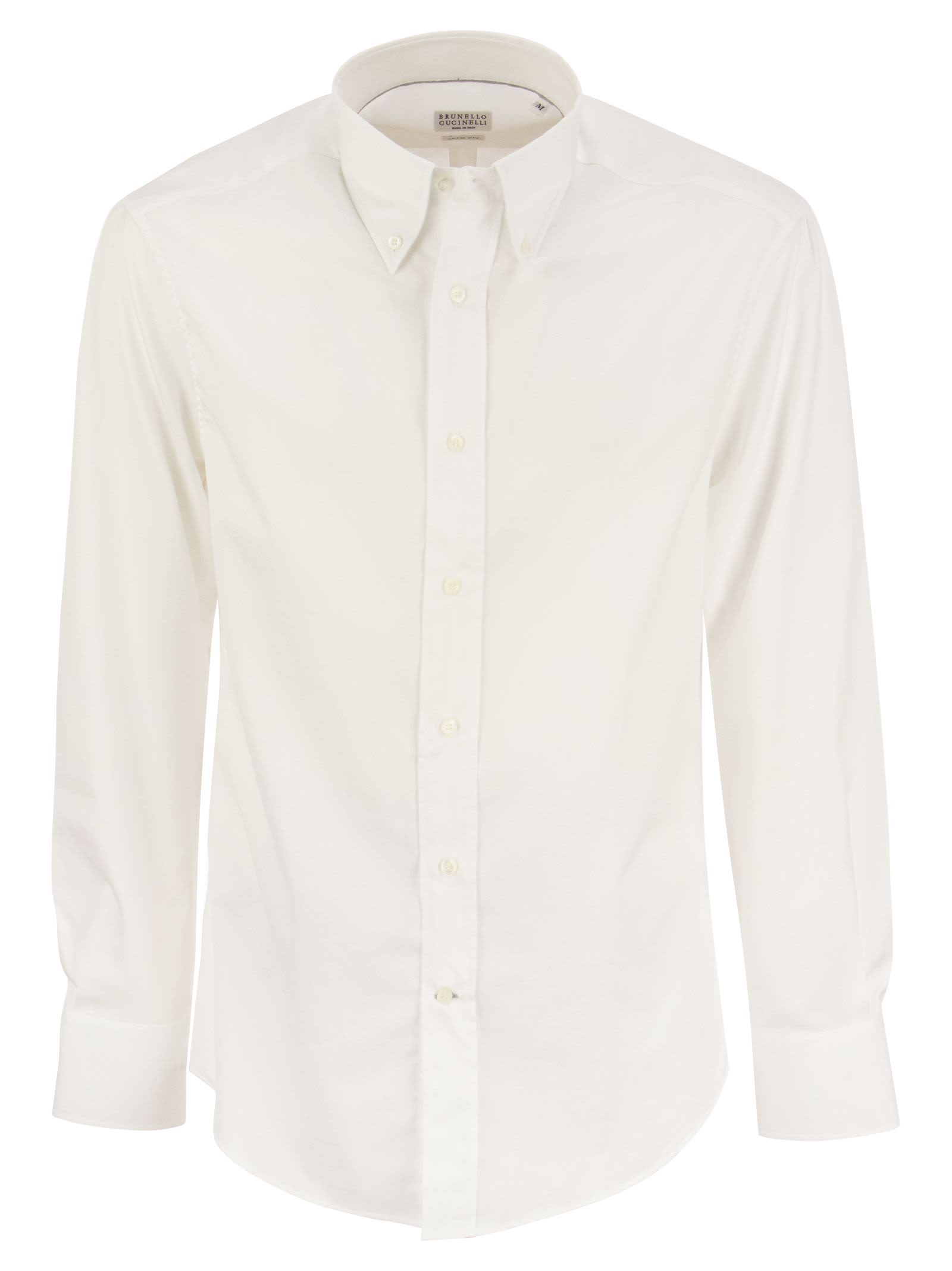 Brunello Cucinelli Twill Shirt Button Down