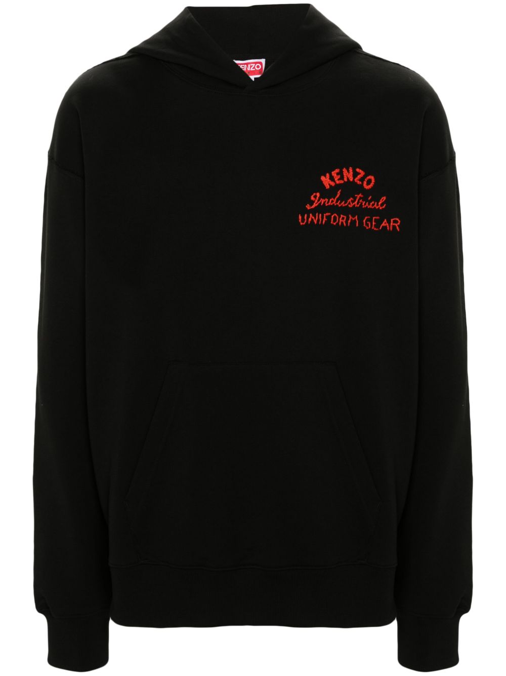 Kenzo Drawn Varsity 棉连帽衫 - 黑色