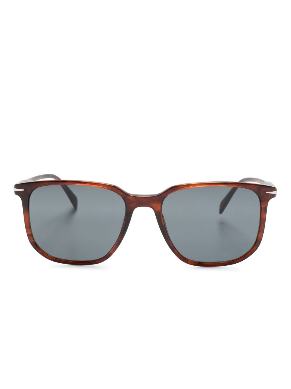 Eyewear by David Beckham 方框太阳眼镜 - 褐色
